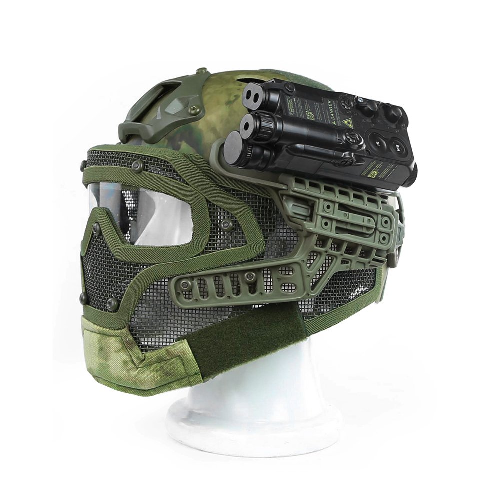 Tactical G4 Protective Helmet System with Goggles - Military Grade Airsoft, Paintball & Hunting Gear for Outdoor Combat Simulation & War Games