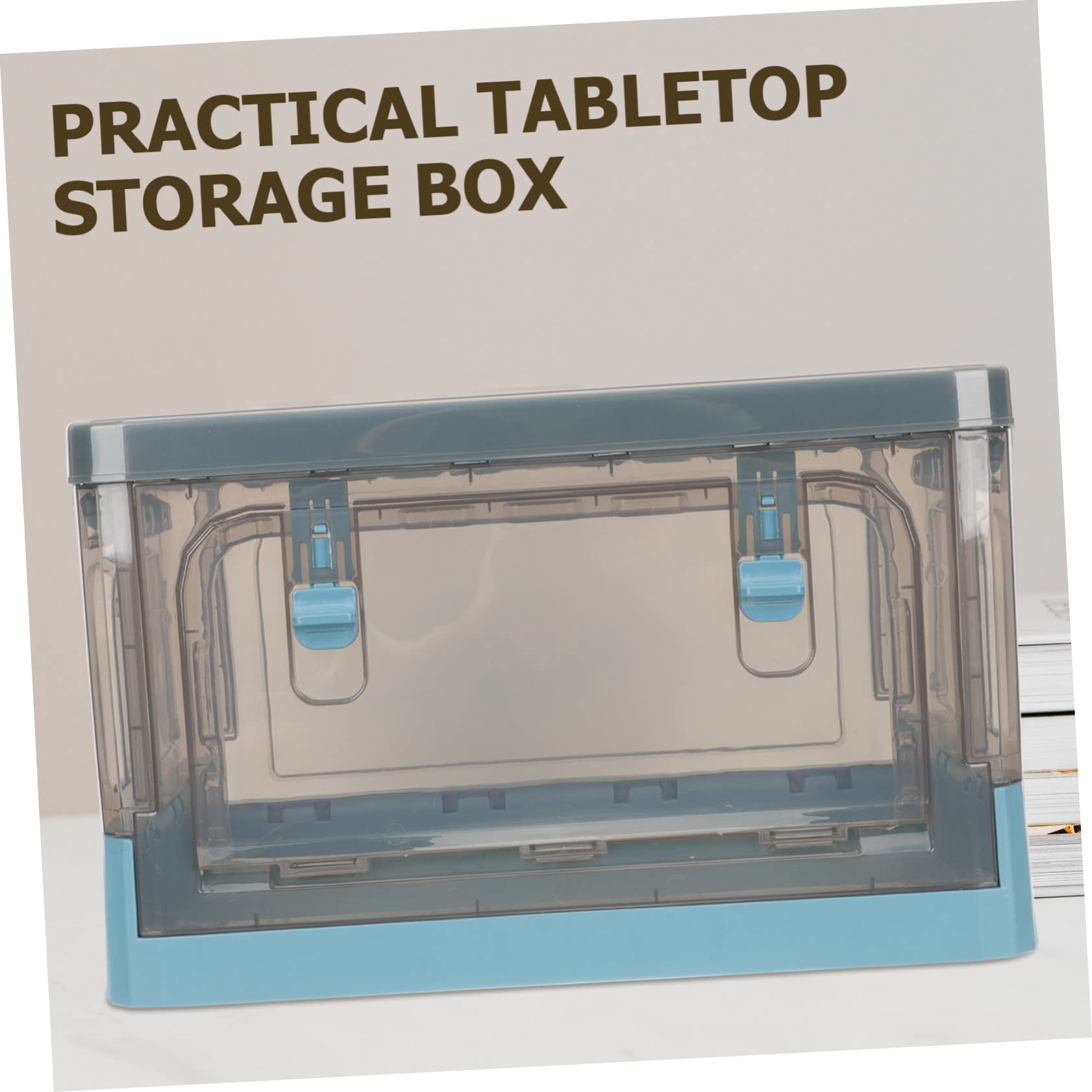 Foldable Storage Box with Lid - Multi-Purpose Organizer for Books, Clothes & Bedroom | Perfect for Students, Home & Office Organization