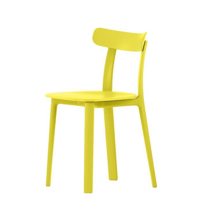 Durable All-Plastic Chair for Indoor & Outdoor Use - Lightweight, Stackable, Weather-Resistant - Perfect for Patio, Garden, Poolside, and Home Decor