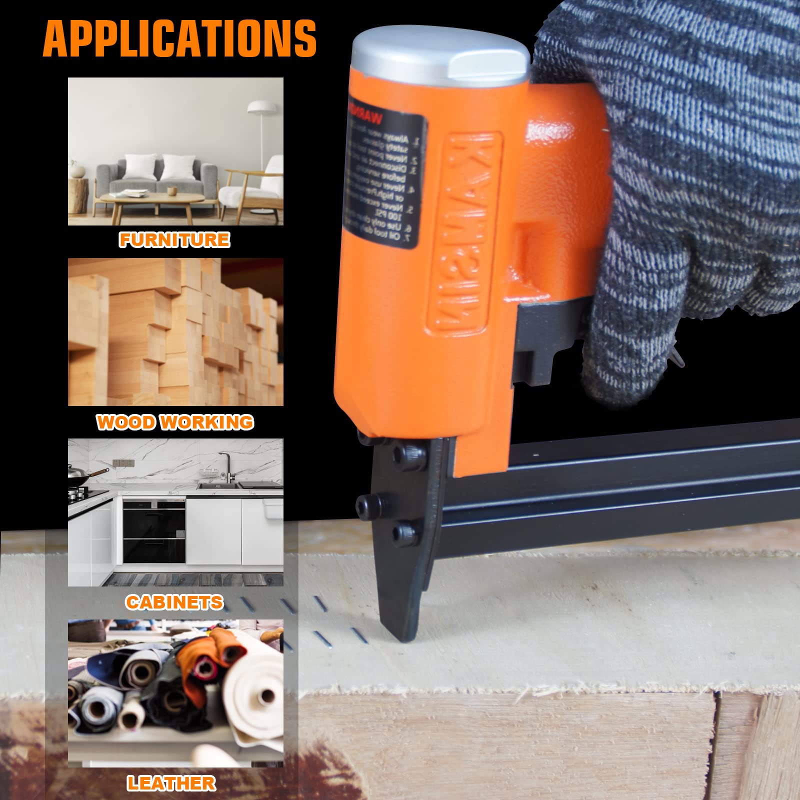 20 Boxes - 22GA 71 Series Galvanized Upholstery Staples 3/8-Inch Crown 1/4-Inch Leg Length for Pneumatic Staplers & Staple Guns - Perfect for Furniture Upholstery, DIY Projects & Home Repairs