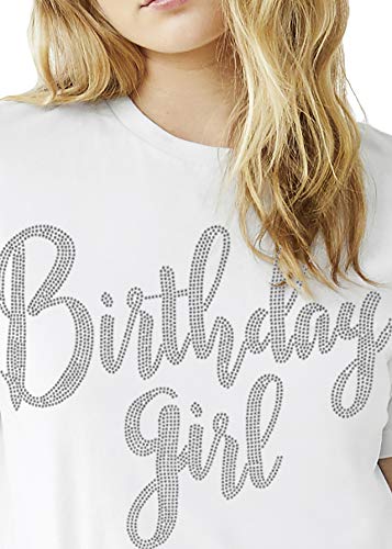 Birthday Girl - Rhinestone (White)
