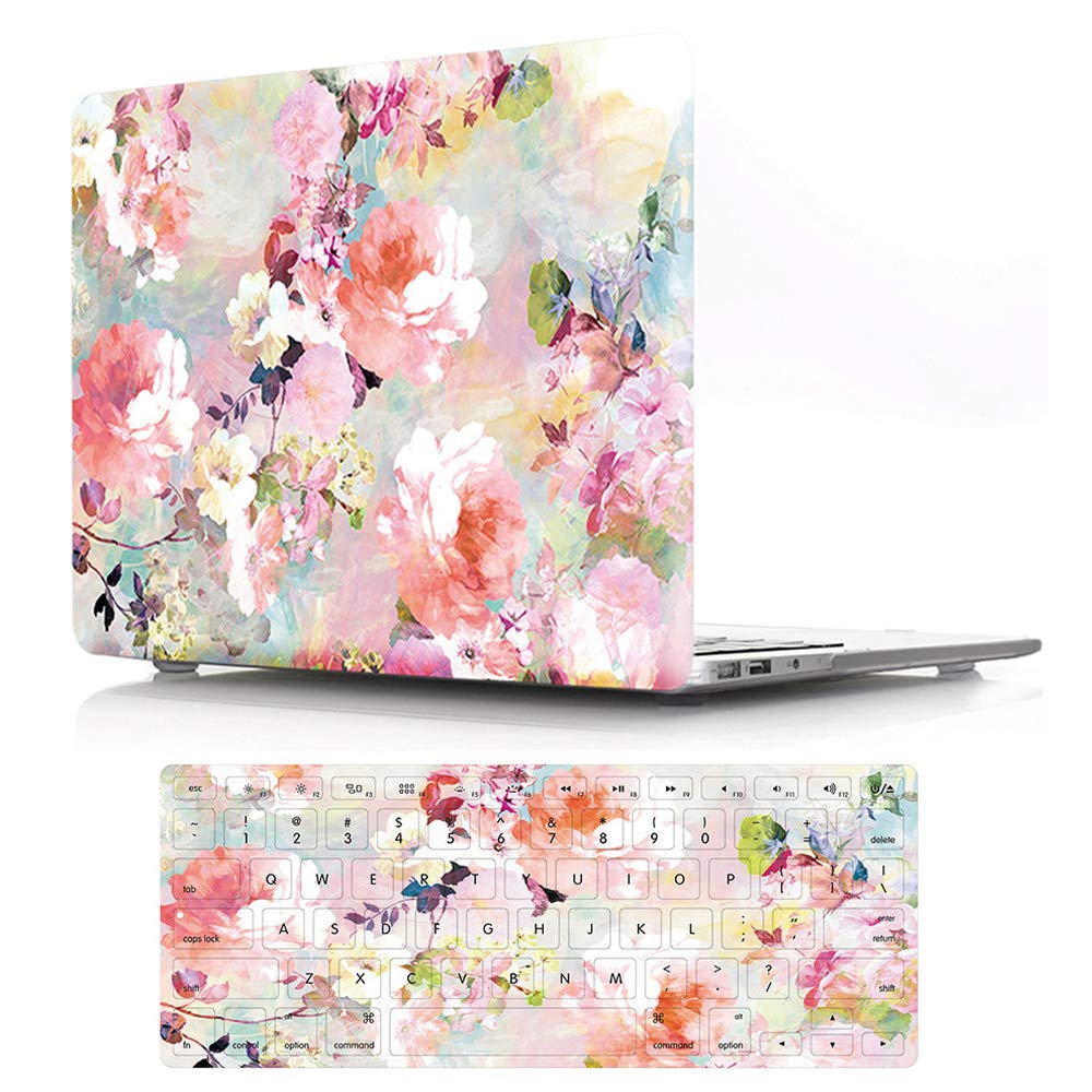 Premium MacBook Pro 16 Inch Case (2019 Model A2141) - Durable Protective Cover with Touch Bar & Touch ID Access | Floral Design | Perfect for Work, Travel & Home Use