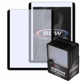 BCW Topload Card Holder 3x4 With Black Border - Premium Trading Card Protector for Sports Cards, Pokemon, MTG | Perfect for Collectors, Gaming & Display