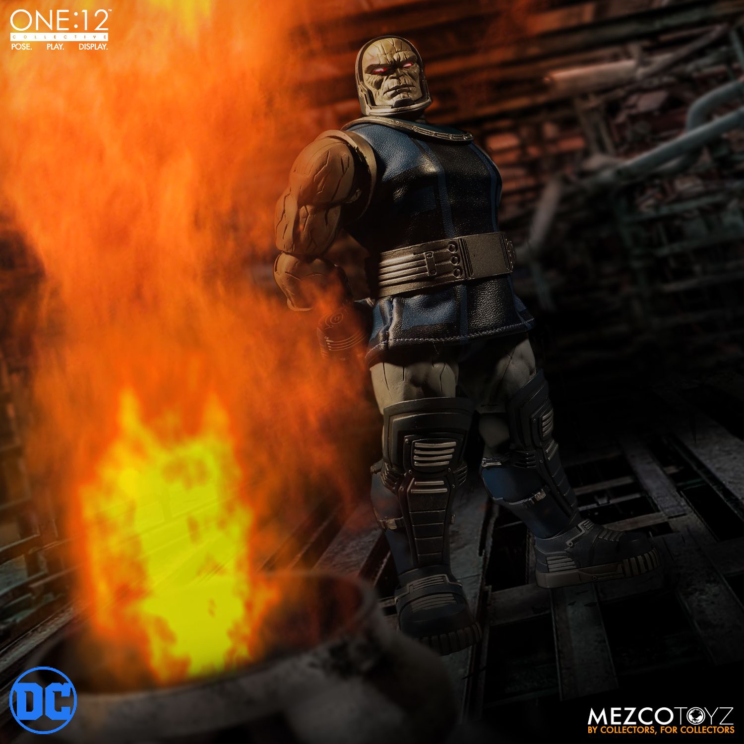 Mezco Toyz One:12 Collective DC Comics Darkseid 1/12 Scale Action Figure - Premium Collectible Toy for DC Fans, Display & Photography Scenes