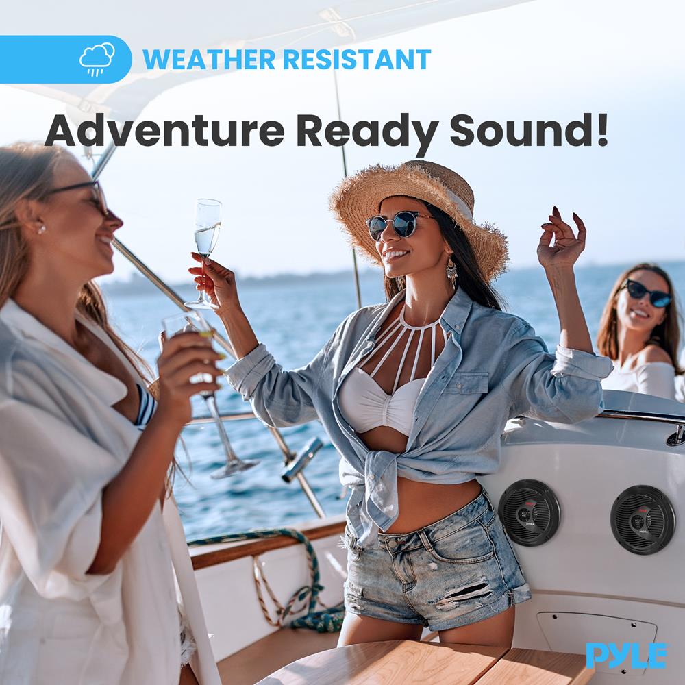 Waterproof Marine Bluetooth MP3 Radio Receiver - Wireless Audio Streaming for Boats, Yachts & Outdoor Adventures