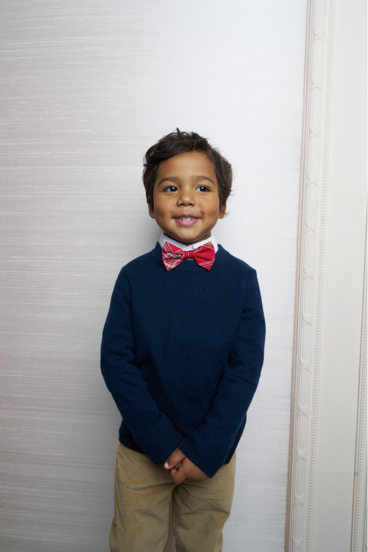 Kids Tartan Bow Tie - Adjustable & Stylish for Boys & Girls - Perfect for Weddings, Parties & School Events