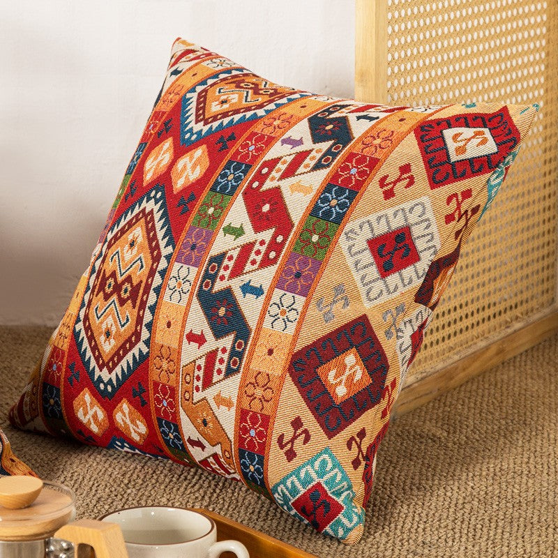 Extra Large Decorative Throw Pillows for Sofa & Bedroom - Modern Geometric Chenille Pillow Covers - Bohemian Style Home Decor - Perfect for Living Room, Bed, Couch & Nursery Decorations