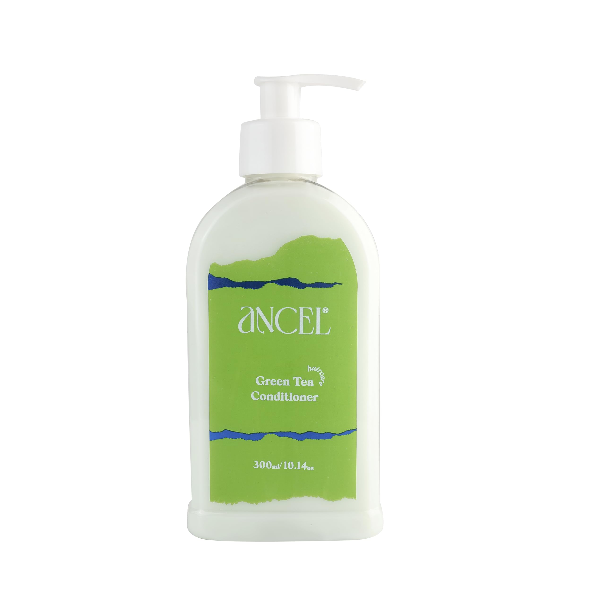 Ancel Green Tea Conditioner with Natural Extracts 300ml - Tea Tree Oil, Rosebay, Almond Oil & Shea Butter for Deep Cleansing & Dandruff Control - Hydrating Hair Care for Men & Women - Perfect for Daily Use & Scalp Refreshment