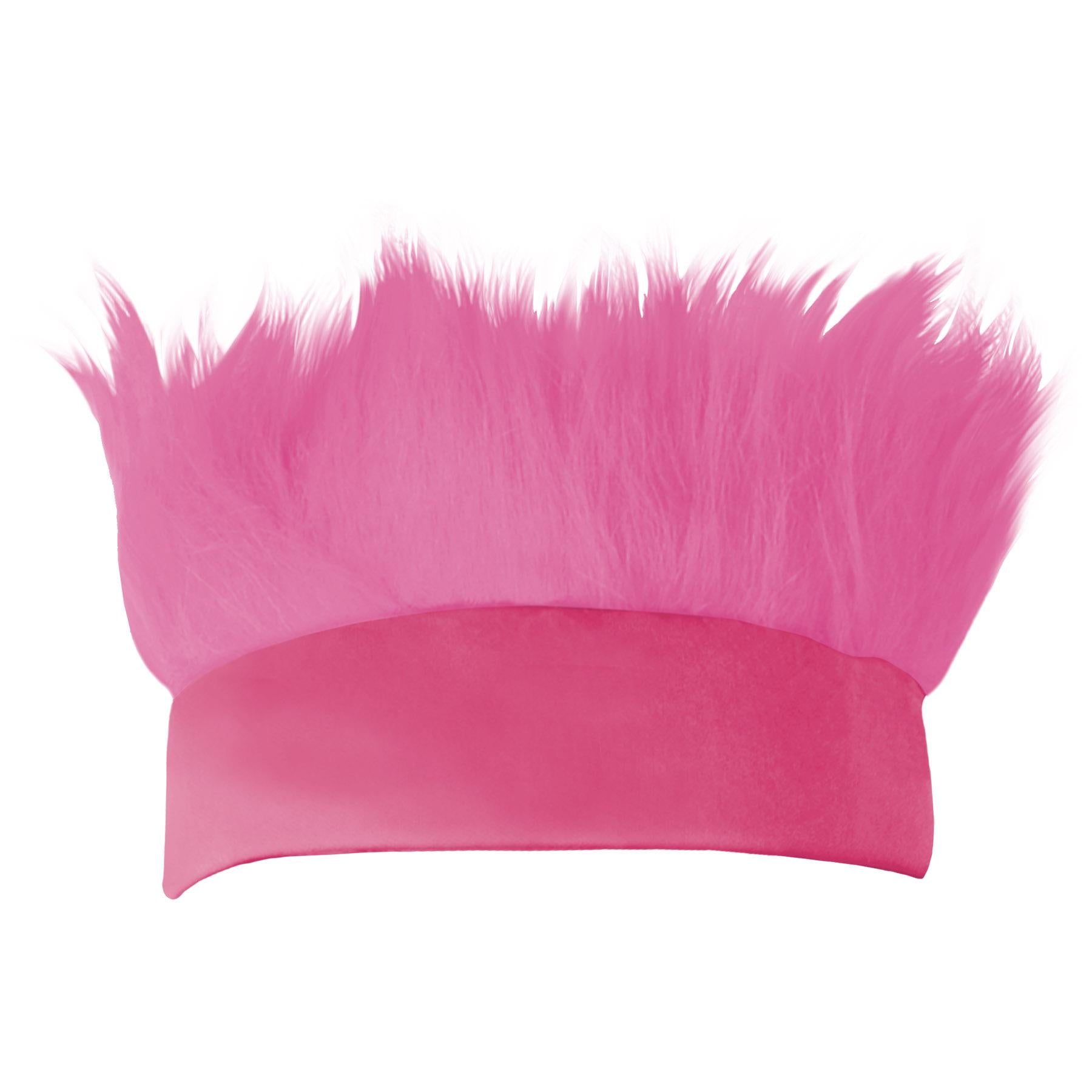 12 Pack Beistle Hairy Headband for Women - Pink Fun Costume Accessories for Halloween, Cosplay, and Themed Parties