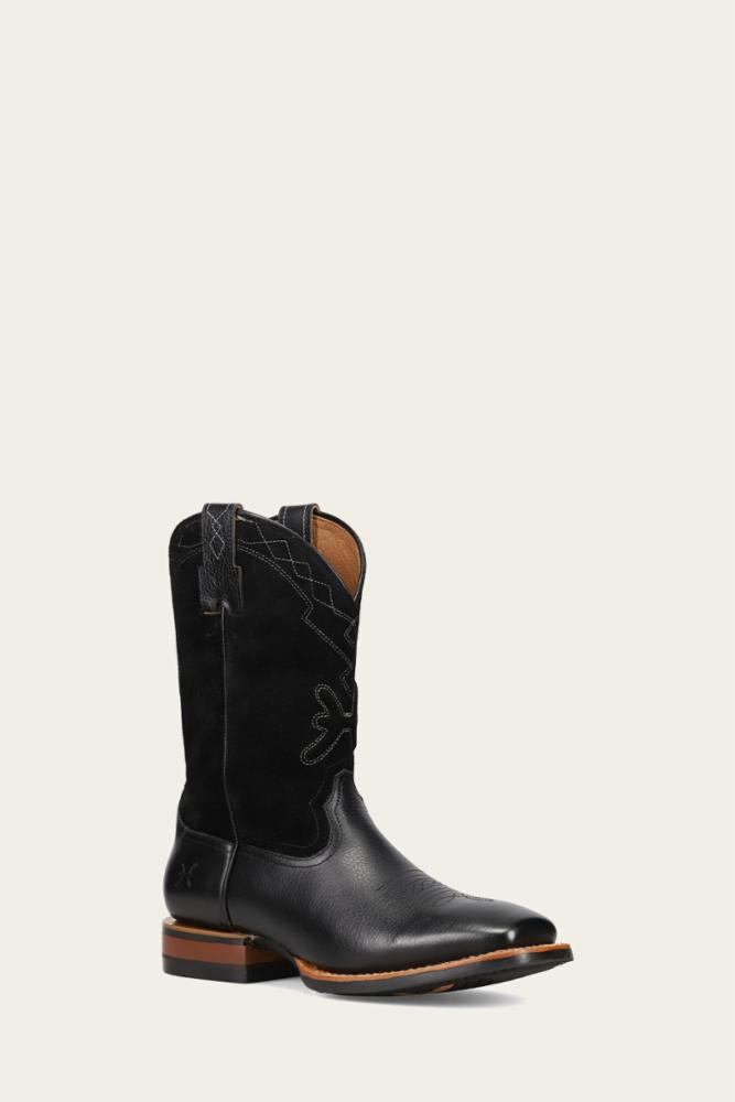 Frye Men's 41604 Black Leather Boots - Durable & Stylish for Casual Wear, Work & Outdoor Activities