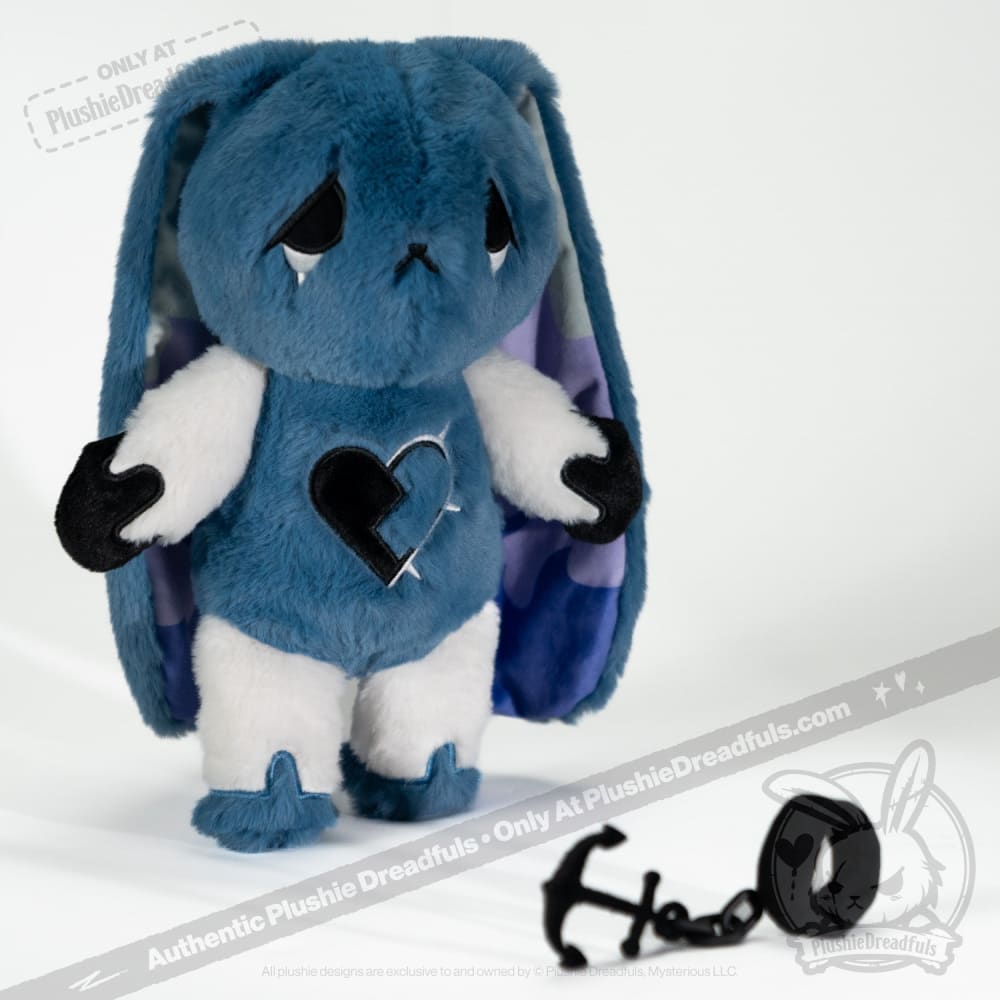 Plushie Dreadfuls Grief Rabbit - Soft Stuffed Animal Toy for Comfort & Emotional Support | Perfect for Grieving, Therapy, and Mental Health Awareness