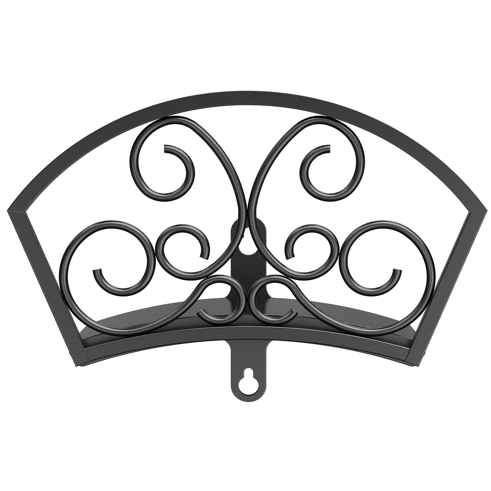 GOFORWILD Decorative Star Garden Hose Holder - Sturdy Wall Mount Hose Rack for 125-Feet 5/8-Inch Water Hose | Durable Gauge Steel Construction | Perfect for Lawn Care, Gardening & Outdoor Watering