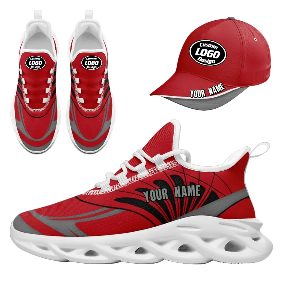 Custom Maxsoul Sneaker and Hat Combo Set - Personalized Athletic Shoes & Matching Apparel for Brand Promotion, Fan Festivals, Events - Perfect for Gifts, Team Merchandise, and Sports Enthusiasts