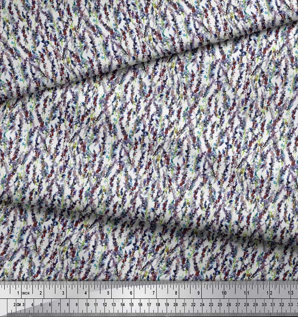 Soimoi Moss Georgette Brown Floral Print Fabric by The Yard - 42 Inch Wide Textured Shirting Material for Dresses, Blouses & Home Decor | Elegant Floral Design for Timeless Fashion & DIY Projects