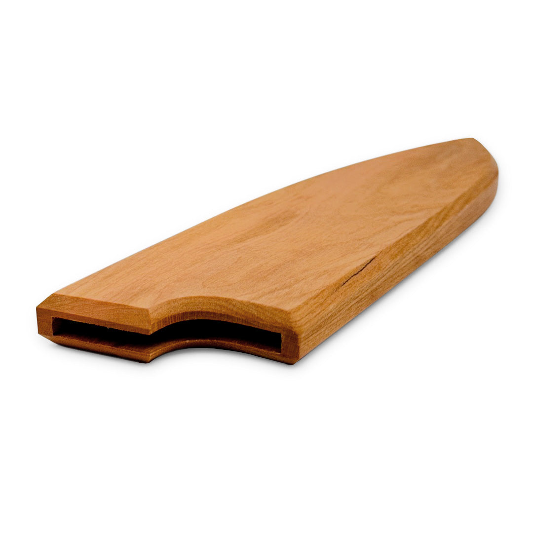 DChoi Designs Magnetic Knife Saya Cover for Santoku 180mm (7.1 Inch) - Cherry Wood Knife Sheath | Secure Storage & Stylish Protection for Kitchen Knives | Perfect for Home Chefs & Professional Kitchens