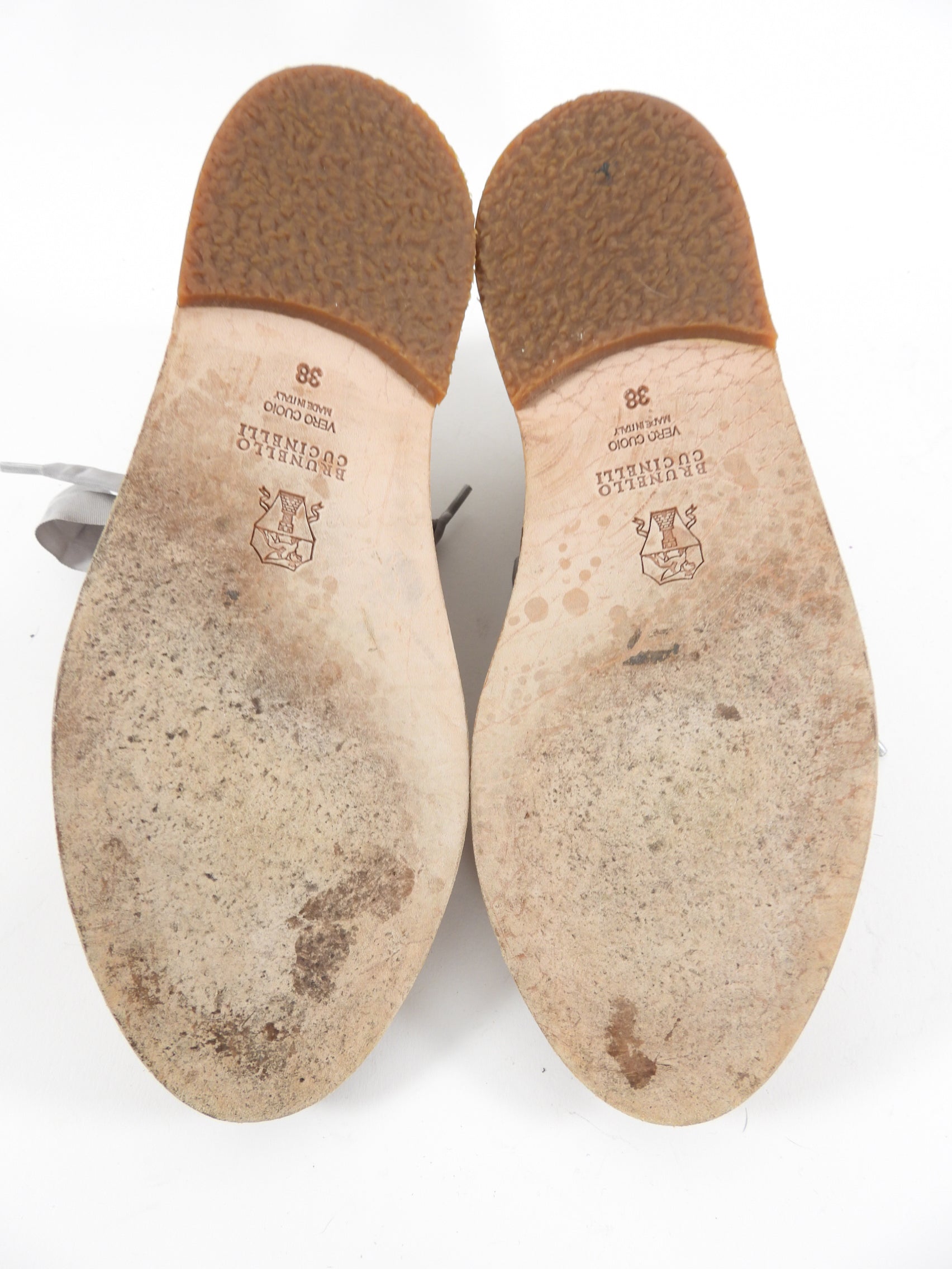 Brunello Cucinelli Genuine Leather Desert Boots for Men - Size 38 | Premium Raw Leather Casual Shoes for Outdoor Walking & Travel | Comfortable & Stylish Footwear for Everyday Wear