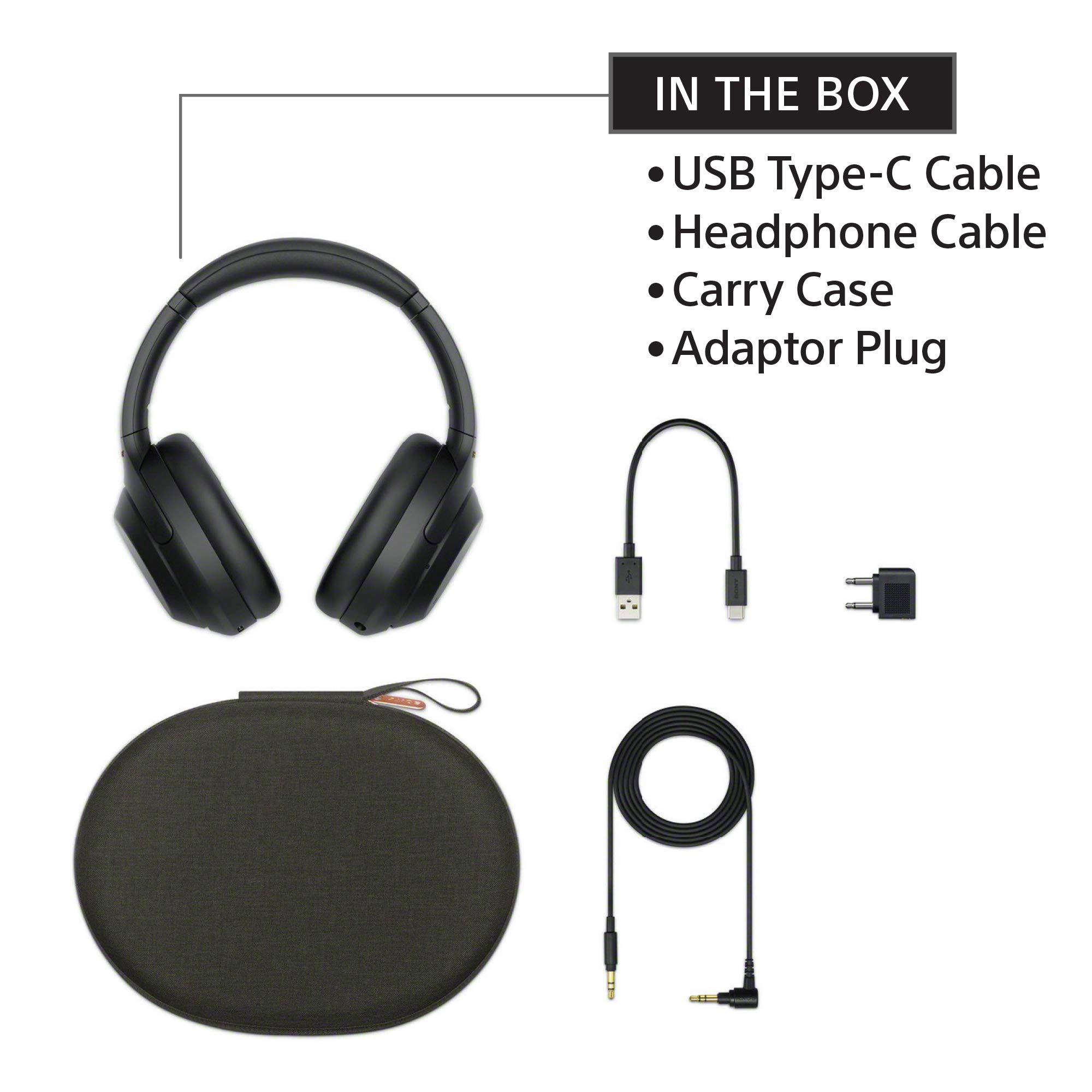 Sony WH-1000XM4 Wireless Bluetooth Noise Cancelling Headphones with Microphone, Alexa Voice Control & 30-Hour Battery - Silver | Perfect for Travel, Work & Music Listening