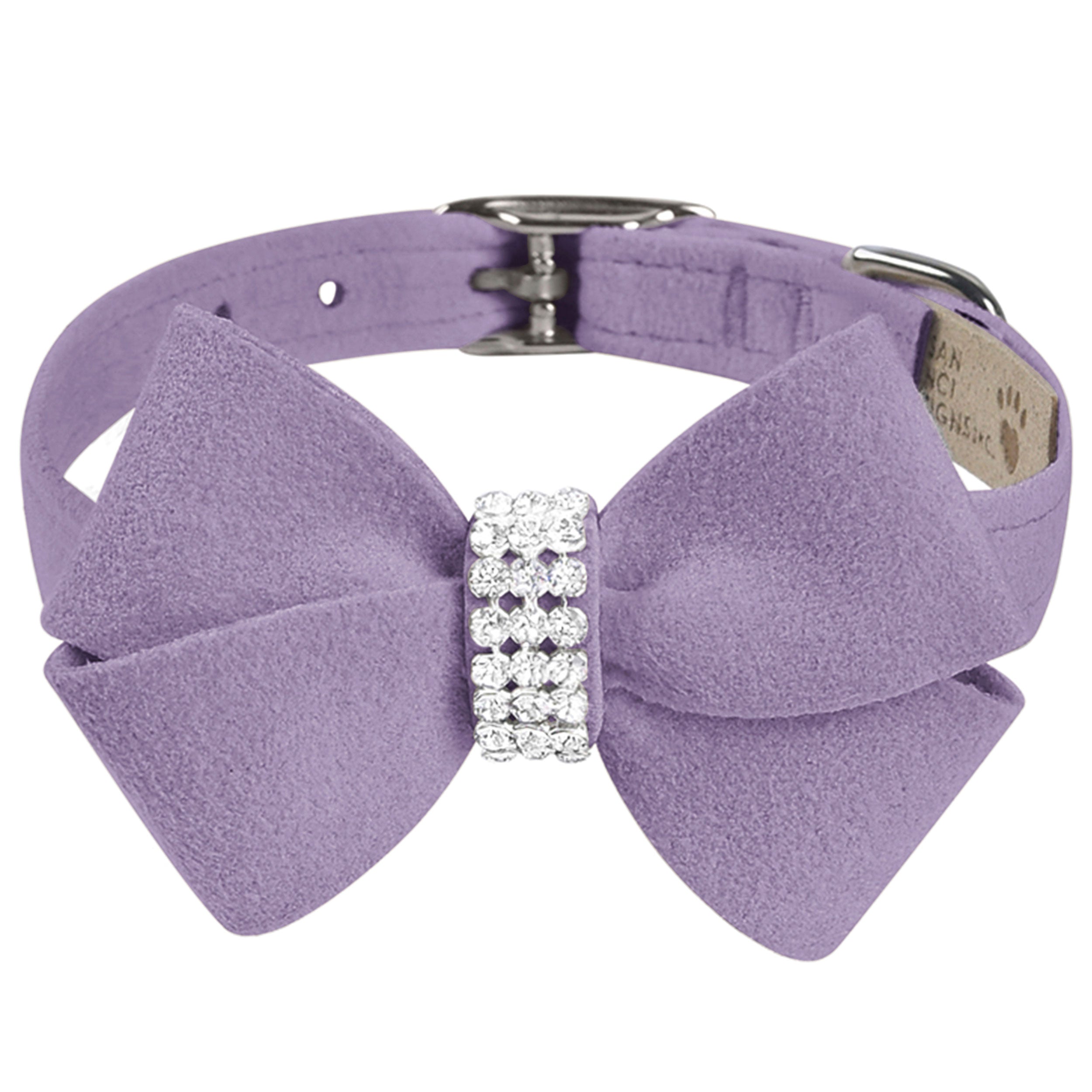Elegant Nouveau Bow Collar for Dogs - Stylish Pet Fashion Accessory for Small & Medium Breeds - Perfect for Parties, Weddings & Daily Walks