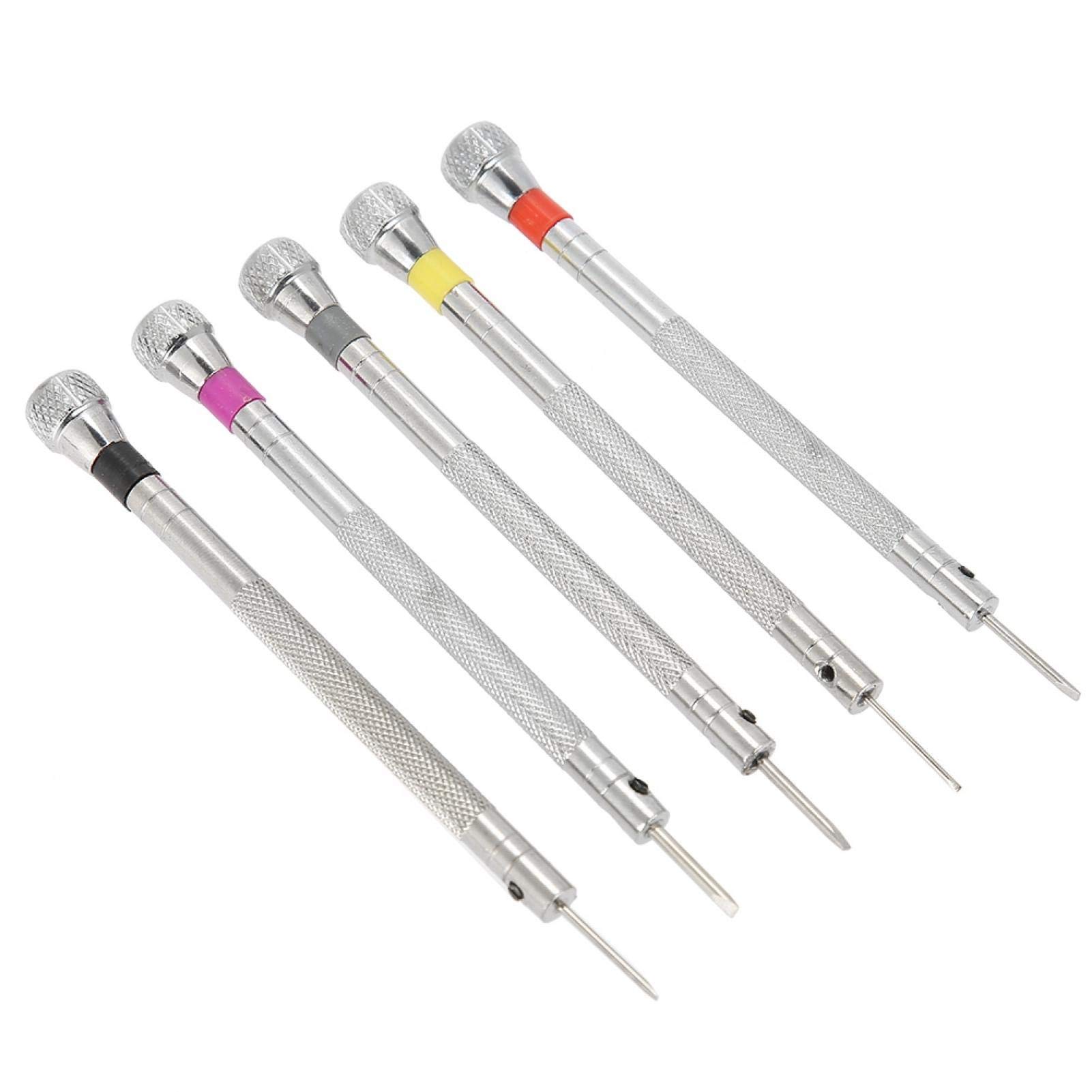 Premium Jewelry Slotted Screwdriver Set - Solid & Durable Precision Tools for Watch Repair, Toy Assembly, Jewelry Making & Eyeglass Adjustment | Perfect for Watchmakers, Jewelers & DIY Enthusiasts