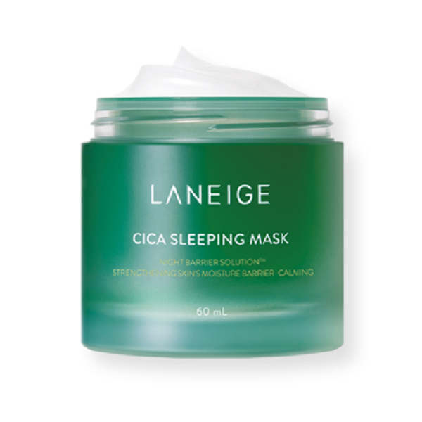 LANEIGE Cica Sleeping Mask - Overnight Repair & Hydrating Face Mask for Dry & Sensitive Skin | Korean Skincare for Nighttime Skin Recovery & Soothing