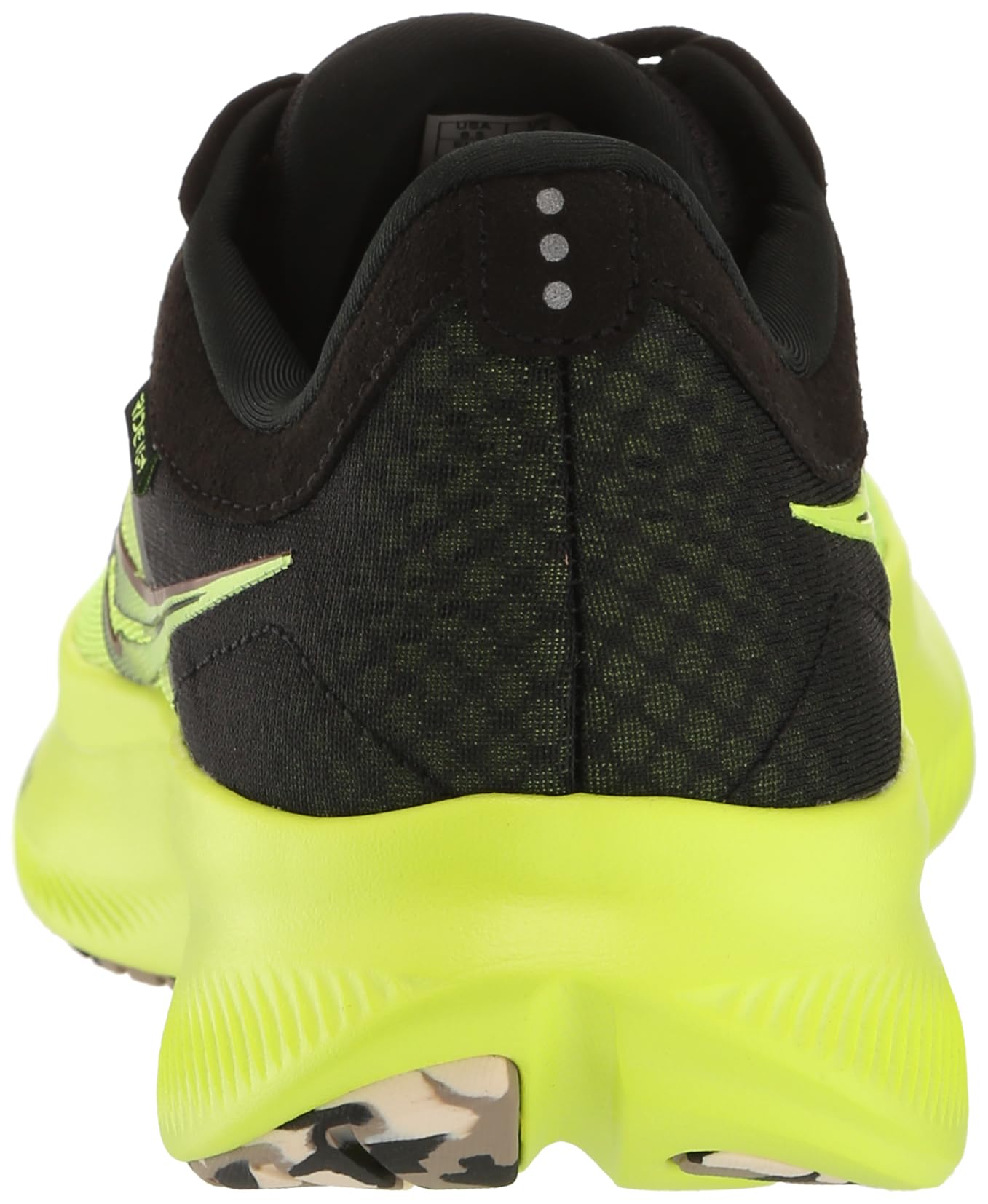 Saucony Ride 16 Women's Running Shoes - Lemon Yellow/Black | Lightweight Cushioned Sneakers for Women | Size 35.5 EU | Perfect for Jogging, Gym Workouts & Daily Walking