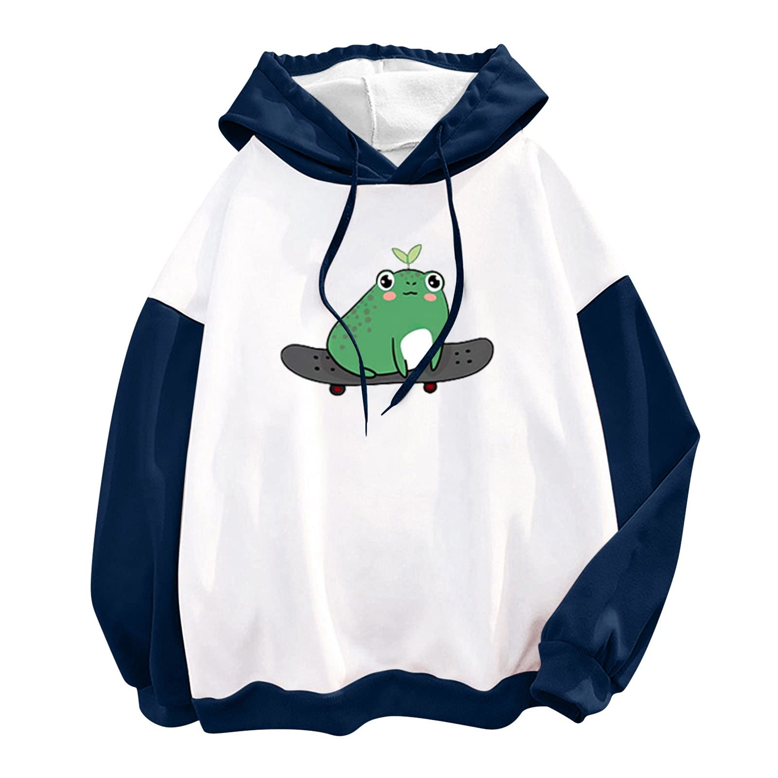 Stylish Women's Casual Heart Print Hoodie - Soft Long Sleeve Pullover Sweatshirt for Everyday Wear | Perfect for Fall Fashion, Lounge Wear & Outdoor Activities