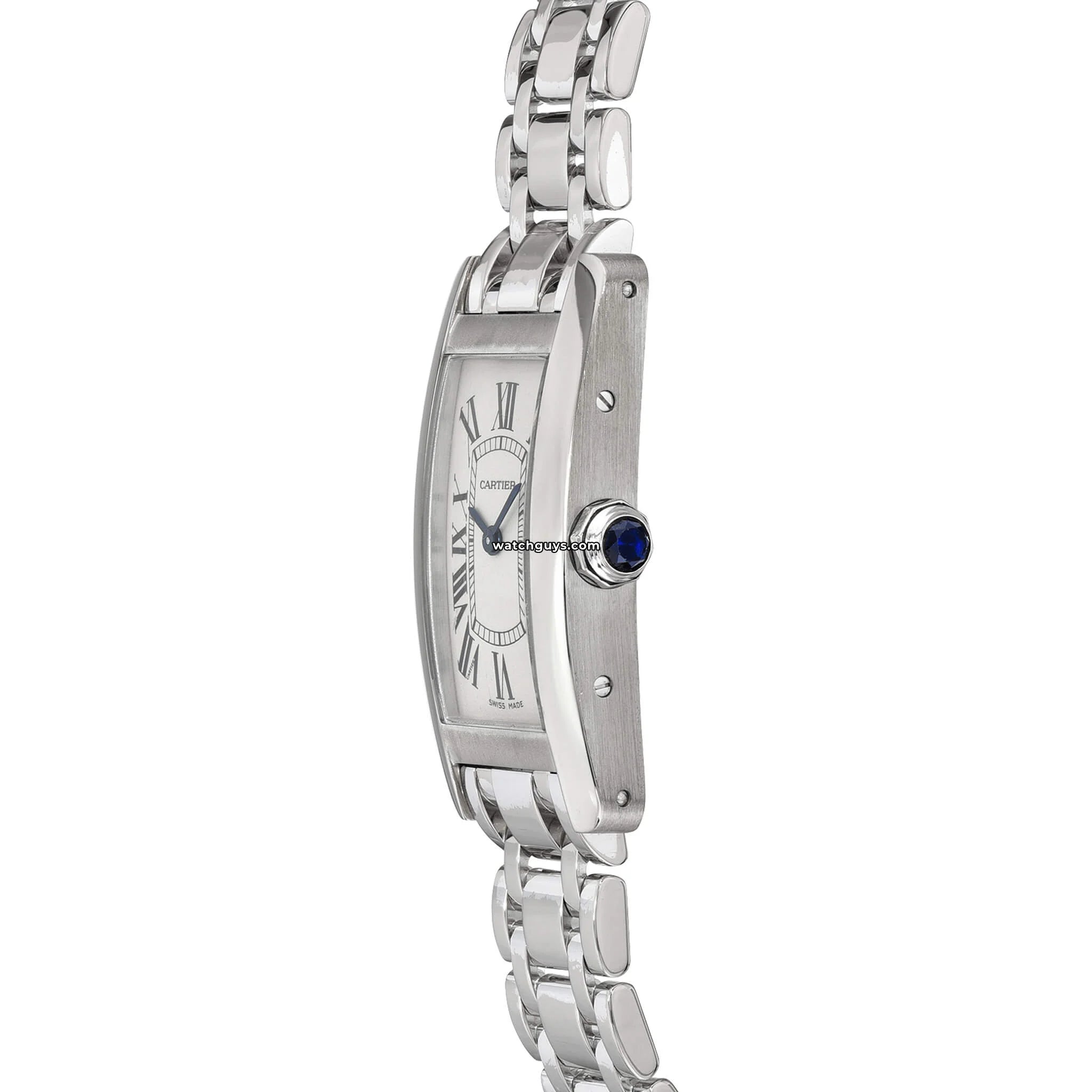 Cartier Tank Americaine Small W26019L1 Luxury Watch - Elegant Swiss Made Timepiece for Women & Men - Perfect for Business, Formal Events & Everyday Wear