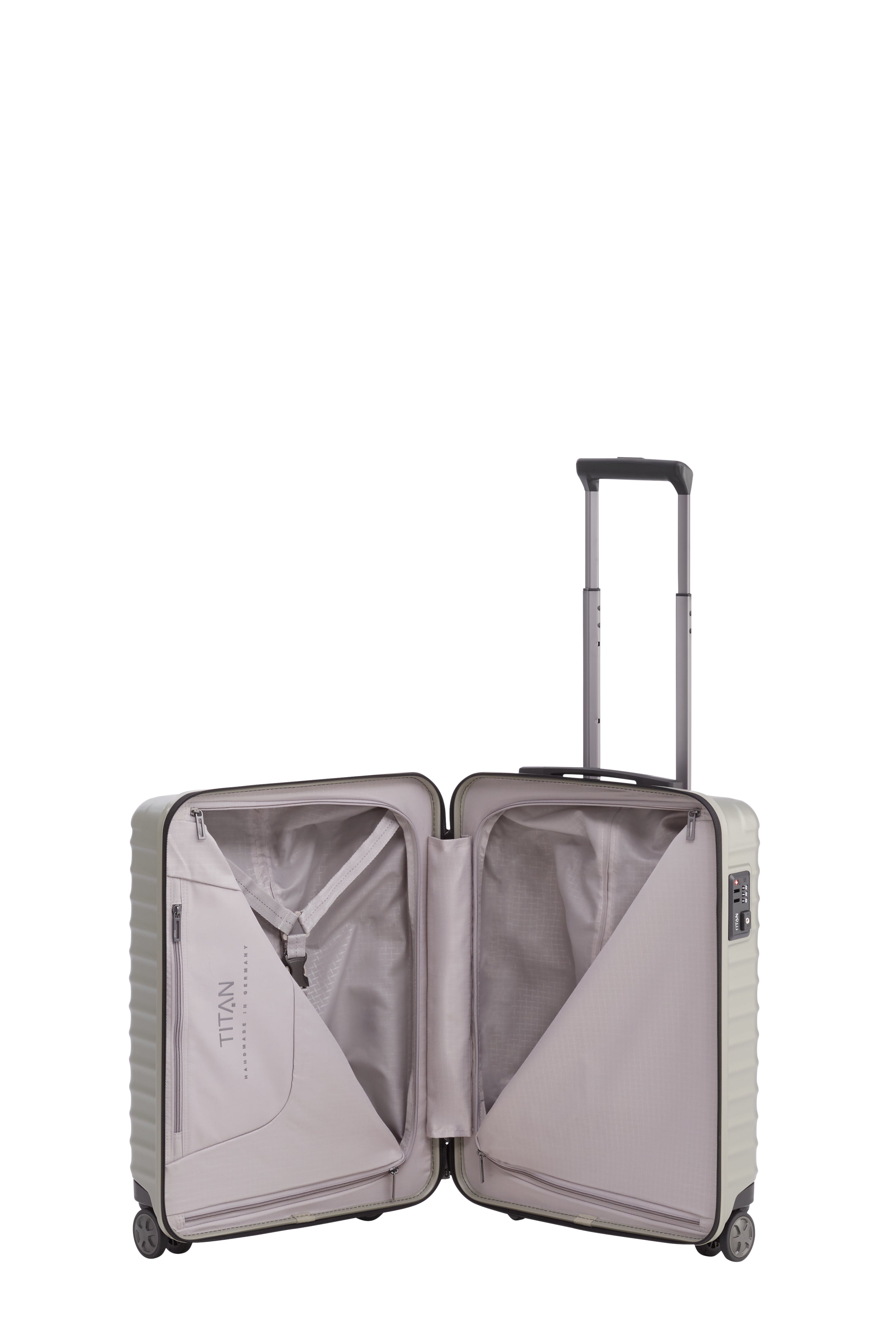 Titan LITRON Trolley S Carry On Luggage - Lightweight Expandable Suitcase with 360° Spinner Wheels for Business Travel & Weekend Getaways | Perfect Airplane Cabin Bag & Carry-On Luggage for Men & Women