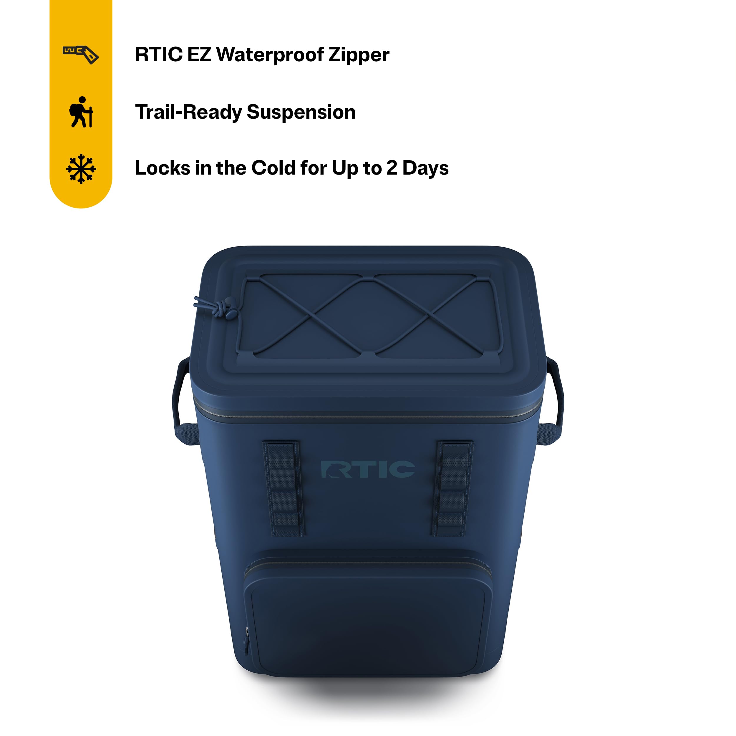 RTIC 48 Can Ultra-Tough Backpack Cooler - Insulated, Waterproof & Leak Proof Portable Cooler Bag for Drinks, Beverages & Lunch - Perfect for Outdoor, Beach, Camping, Picnic, Fishing, Boating & Car Travel