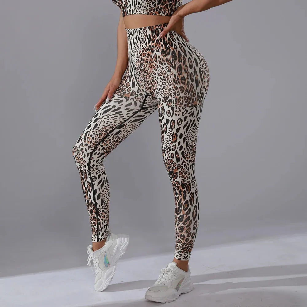 Women's High-Waist Yoga Pants - Push Up Sports Leggings for Gym, Running & Workout - Breathable Summer Workout Tights - Perfect for Yoga, Fitness & Jogging
