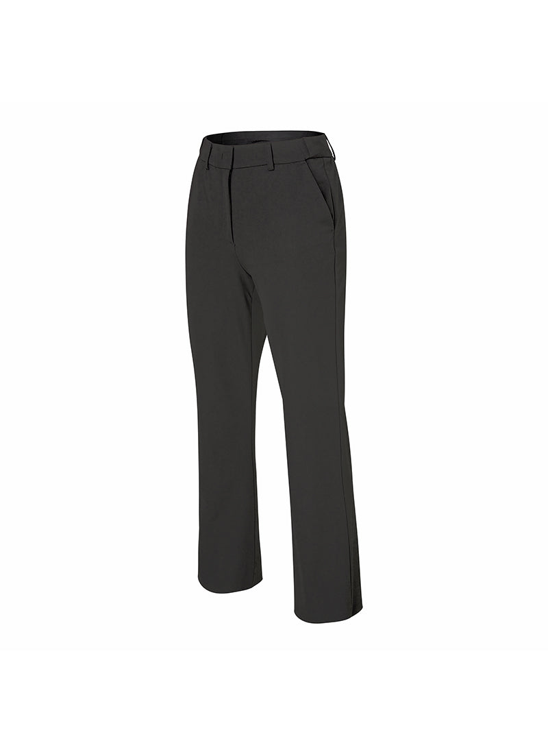 Women's Fluffy Bootcut Twill Pants - Soft & Stretchy Winter Slacks for Casual Wear & Office Outfits