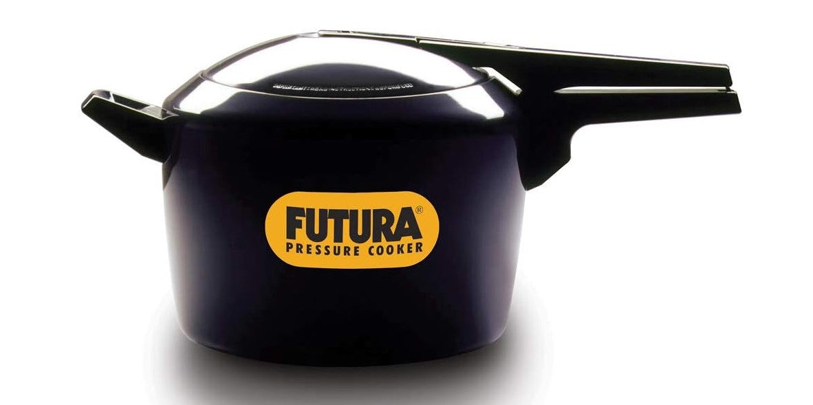 Hawkins Futura Hard Anodized 6L Pressure Cooker - Durable Aluminum Cookware for Fast & Healthy Cooking | Perfect for Soups, Stews & Meal Prep