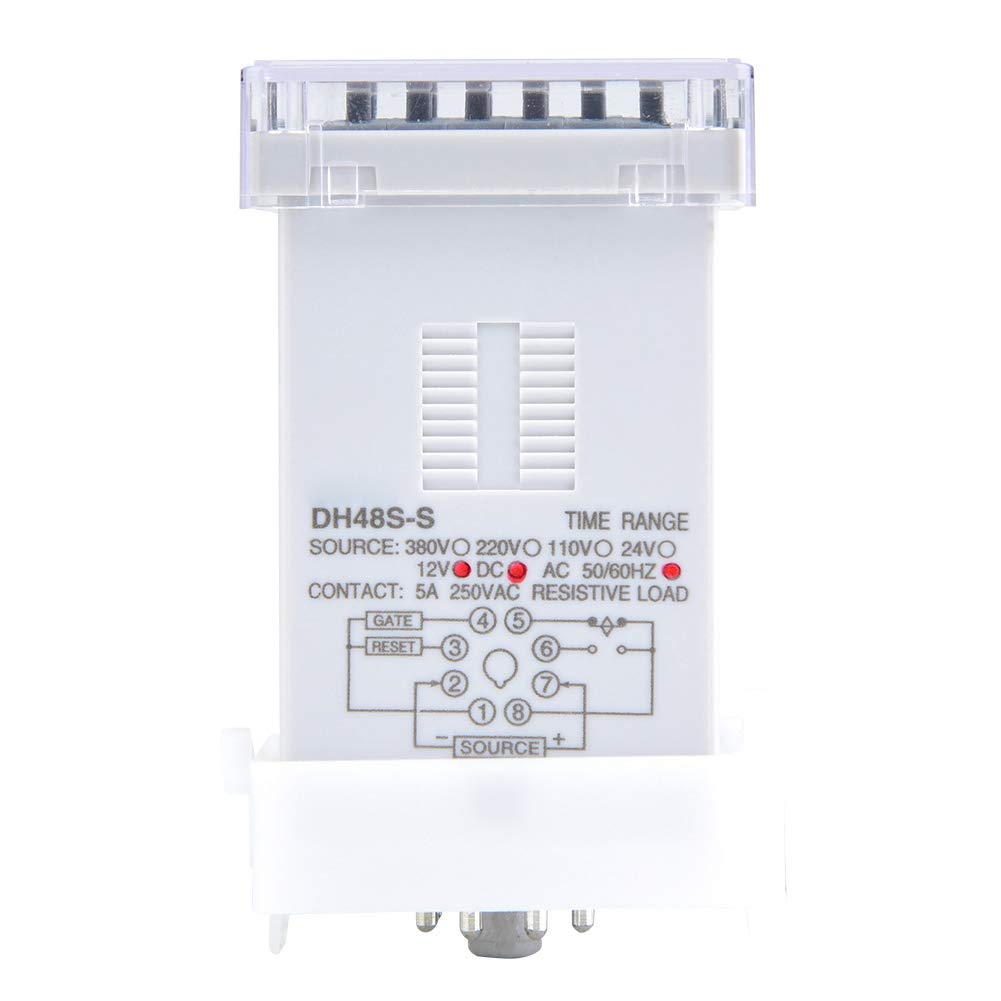 24V AC Programmable Timer with LCD Display - Multifunction Digital Timer Switch for 24V AC/DC Systems - Perfect for HVAC, Irrigation & Home Automation