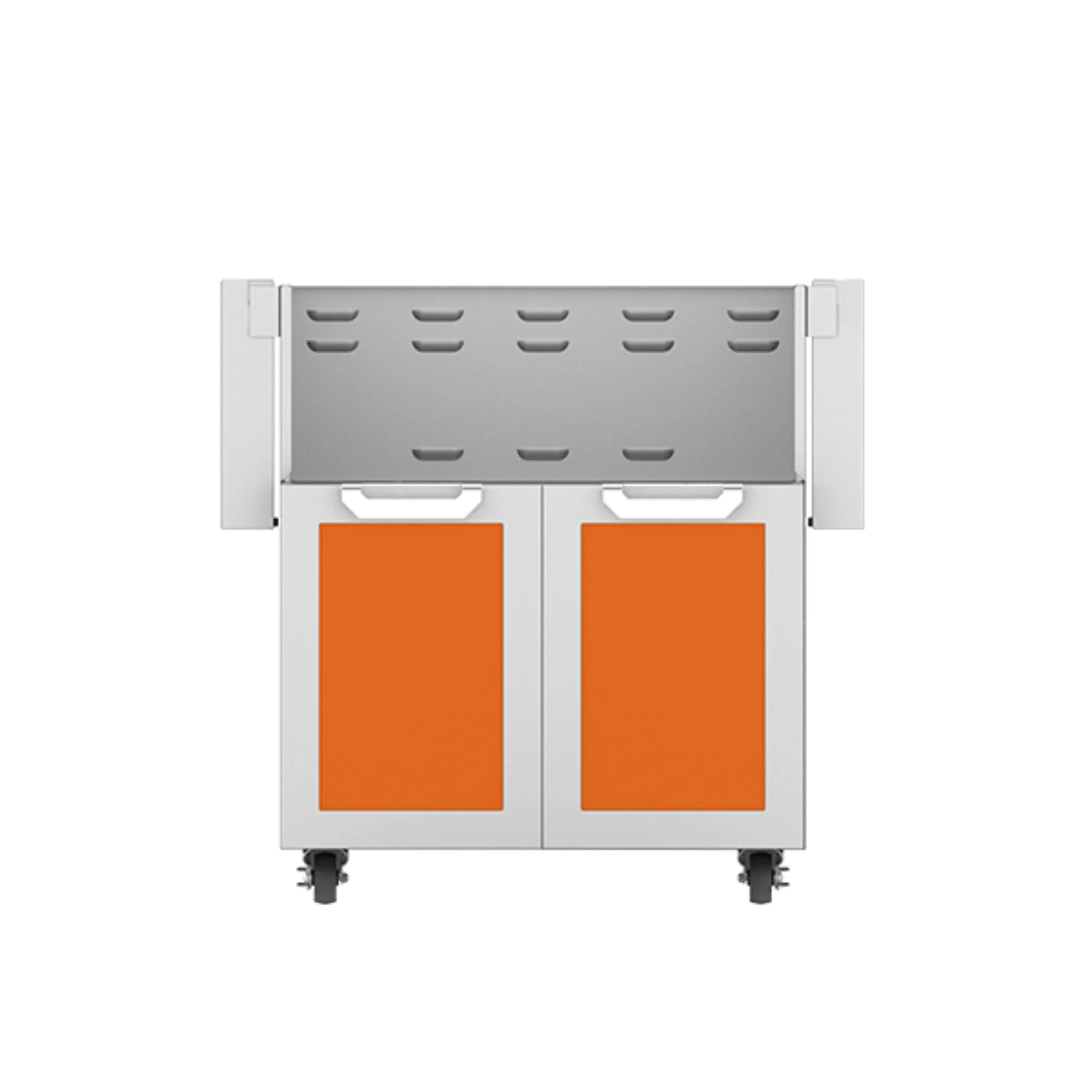 Hestan GCD30 30-Inch Outdoor Tower Cart with Double Doors - Heavy Duty Stainless Steel Storage Cabinet for Patio, Garden, and Poolside Use