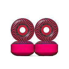 Spitfire Formula Four Neon Pink Classic Skateboard Wheels 53mm 99D - Perfect for Street Skating and Park Tricks