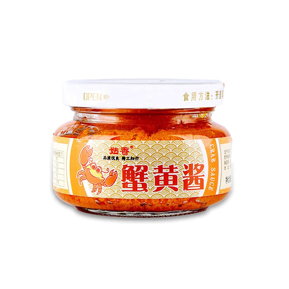 Premium Fresh Crab Roe Sauce for Rice - Ready to Eat, 102g Bottle | Perfect for Sushi, Pasta, and Seafood Dishes