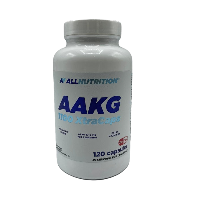 Allnutrition AAKG 1100 XtraCaps - 120 Capsules | Nitric Oxide Booster for Muscle Growth & Performance | Pre-Workout & Athletic Supplement