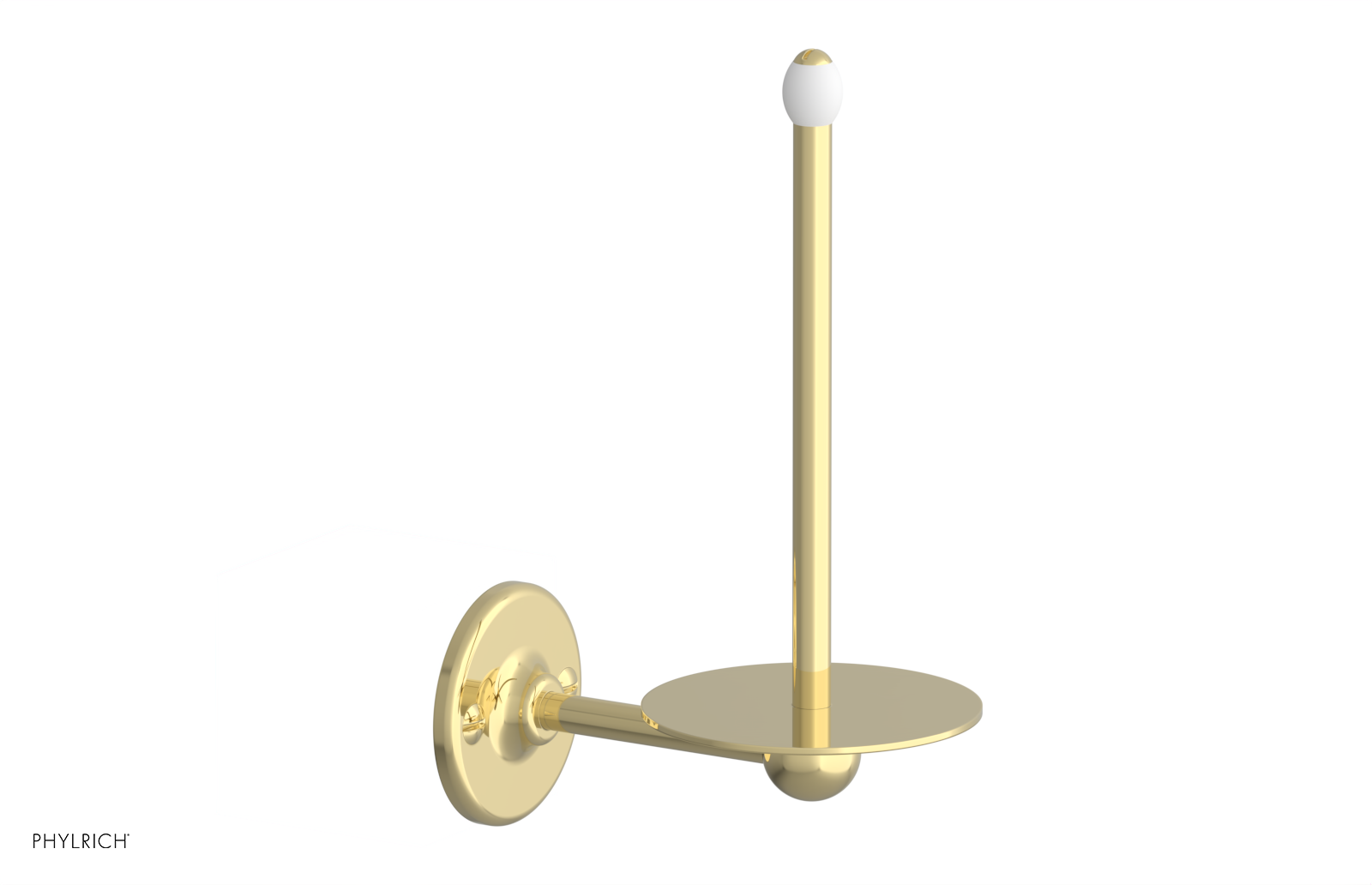 Jamestown Spare Toilet Paper Holder 165 73S - Durable Bathroom Tissue Roll Stand for Home, Office & RV Use