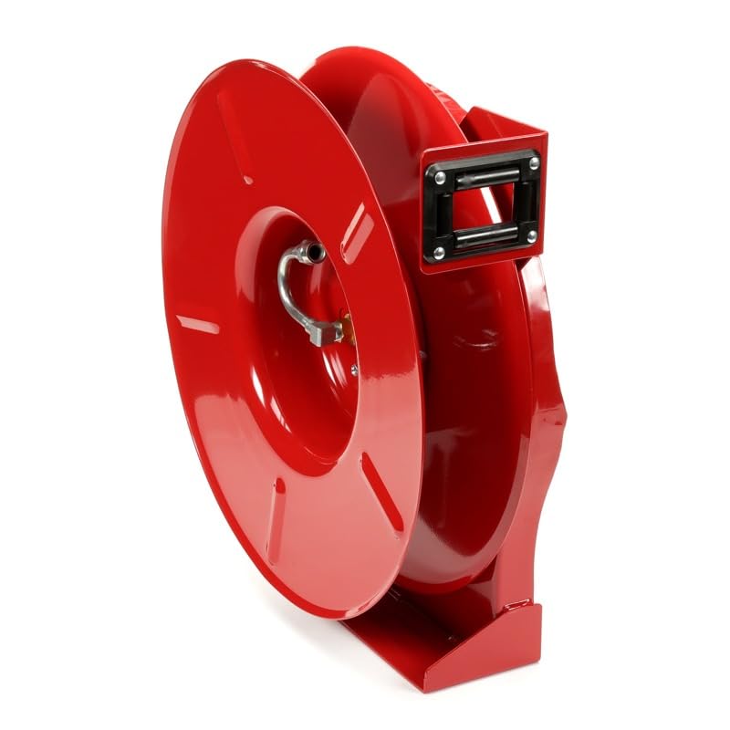 Reelcraft 5605 OLP Premium Duty Spring Retractable Hose Reel - Heavy Duty 50ft Air Water Hose Reel for Garage, Workshop & Outdoor Use (Hose Not Included)
