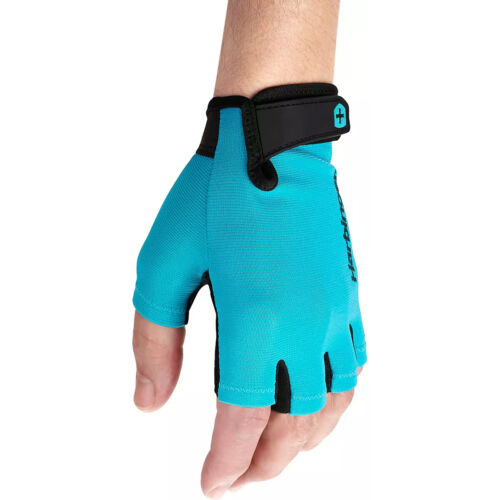 Harbinger Unisex Power Gloves 2.0 - Weightlifting & Gym Training Gloves for Men & Women - Aqua Color - Perfect for CrossFit, Powerlifting & Strength Training