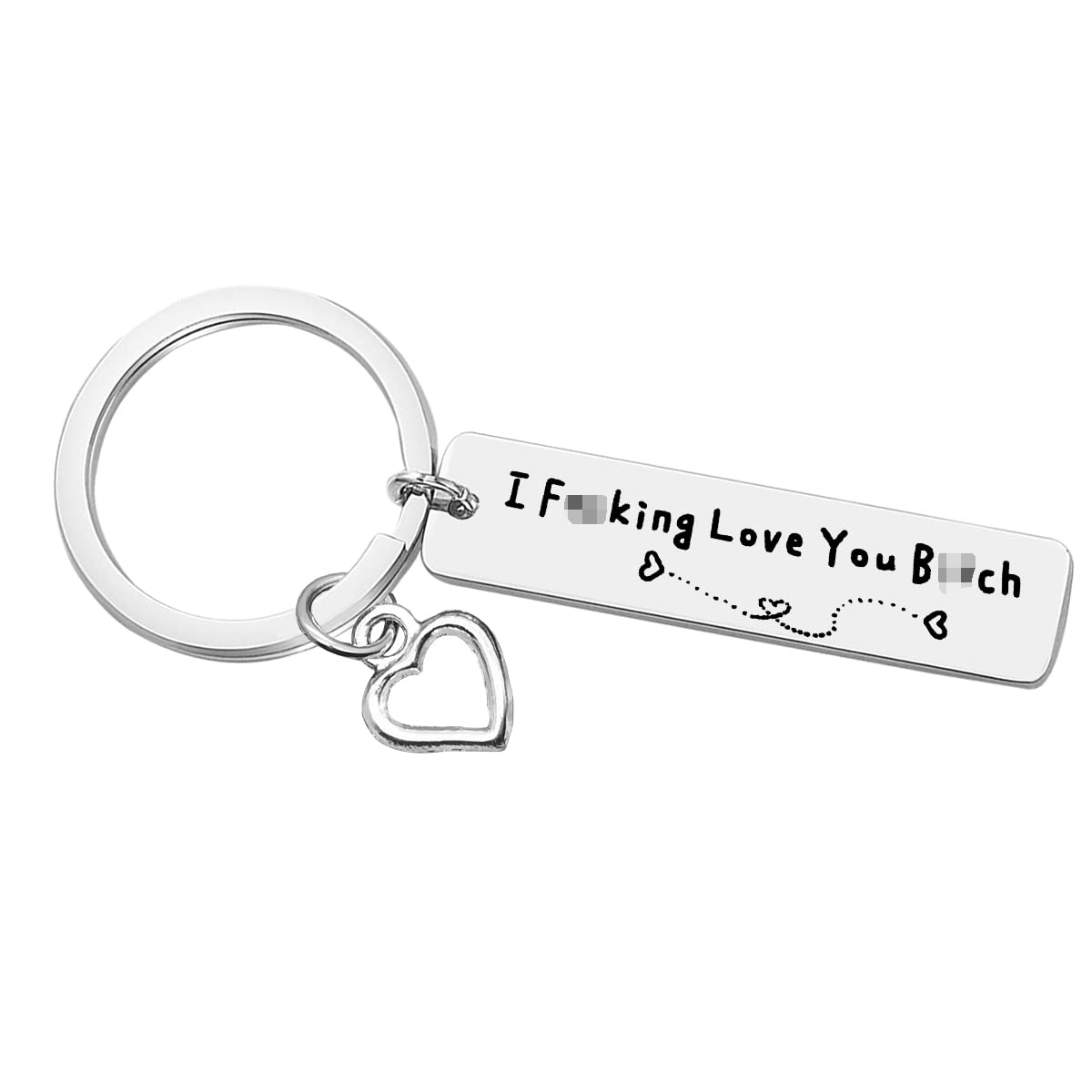 I Love You Couple Keychain Set - Romantic Anniversary & Valentine's Day Gifts for Girlfriend, Boyfriend, Husband, Wife - Perfect Birthday & Wedding Present for Him Her - Cute Matching Keychains for Couples to Share Love Everyday