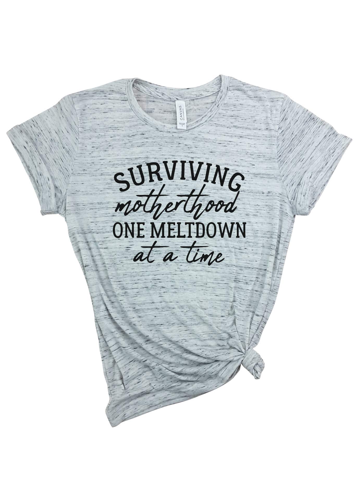 Funny Mom Shirt - Sarcastic Motherhood Tee for Cool Moms | Perfect Mothers Day Gift & Raising My Tribe Apparel | Great for Parenting Humor, Playdates & Mom Life Moments