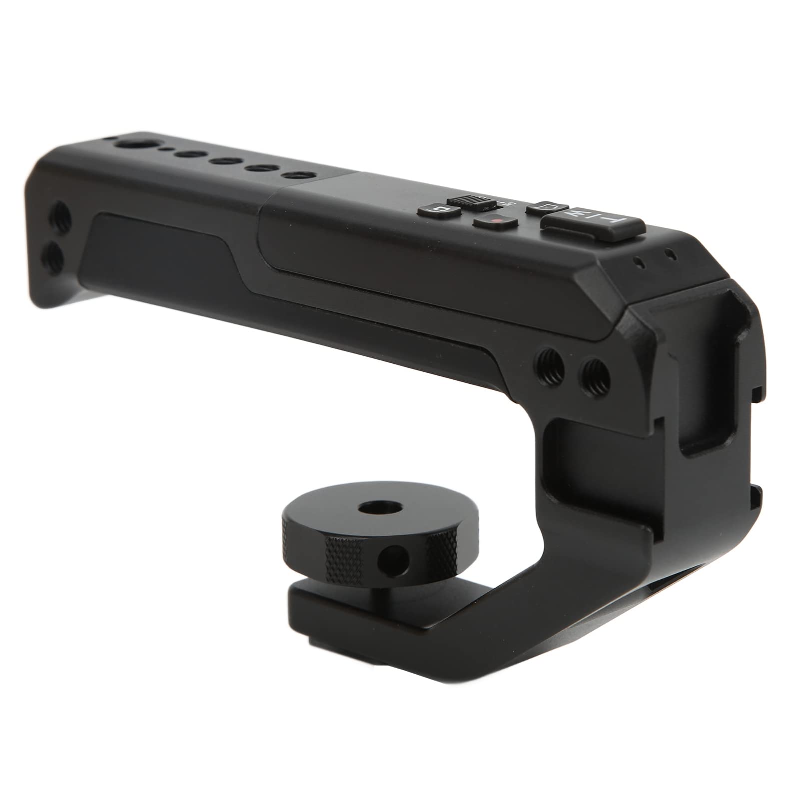 Universal Camera Handle Grip - Expandable External Bottom Cold Shoe Mount with Soft Silica Gel for DSLR/Mirrorless Cameras - Perfect for Vlogging, Photography & Video Shooting