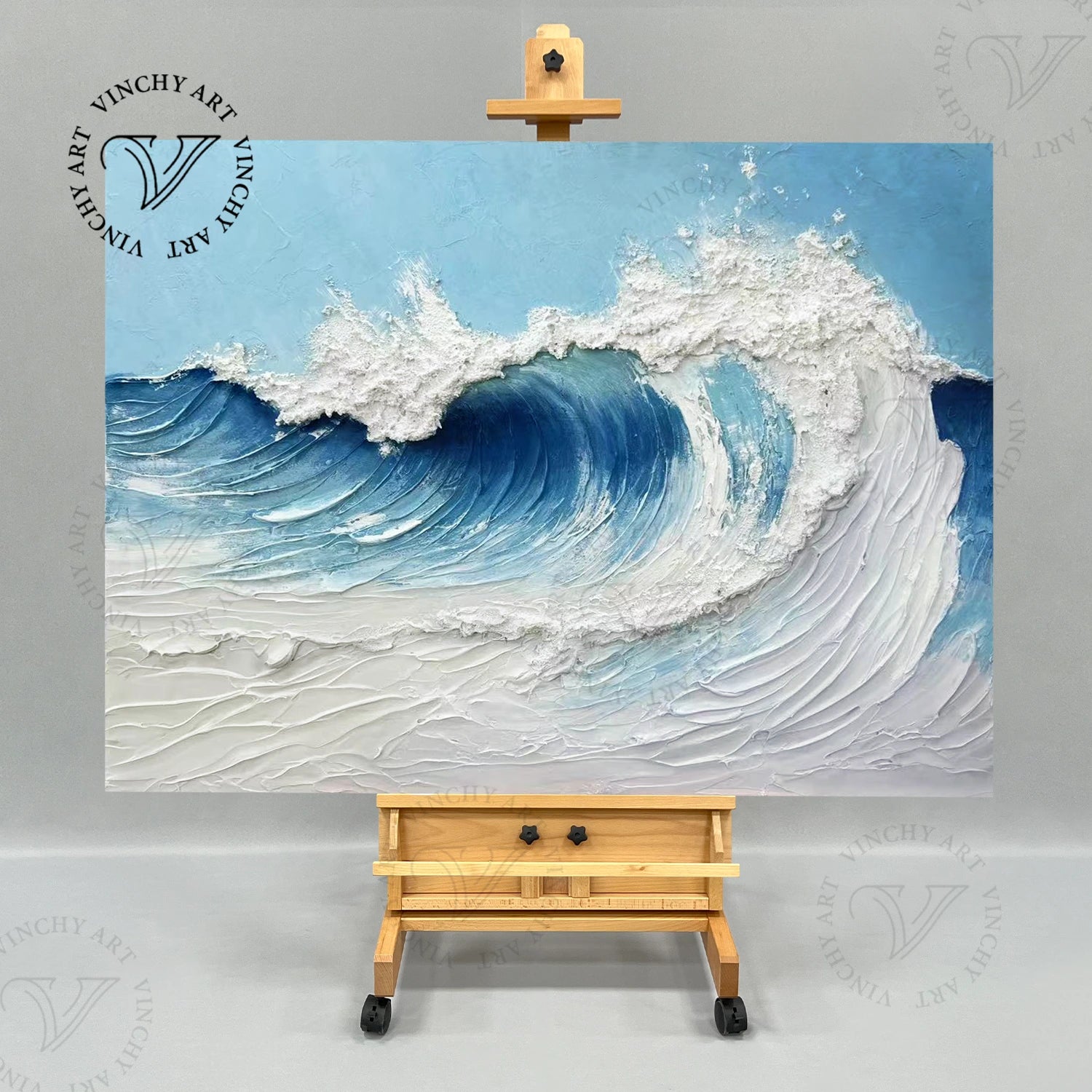 Ocean and Sky Painting #OS 070 - Stunning Seascape Wall Art for Home & Office Decor - Perfect for Living Room, Bedroom or Beach House