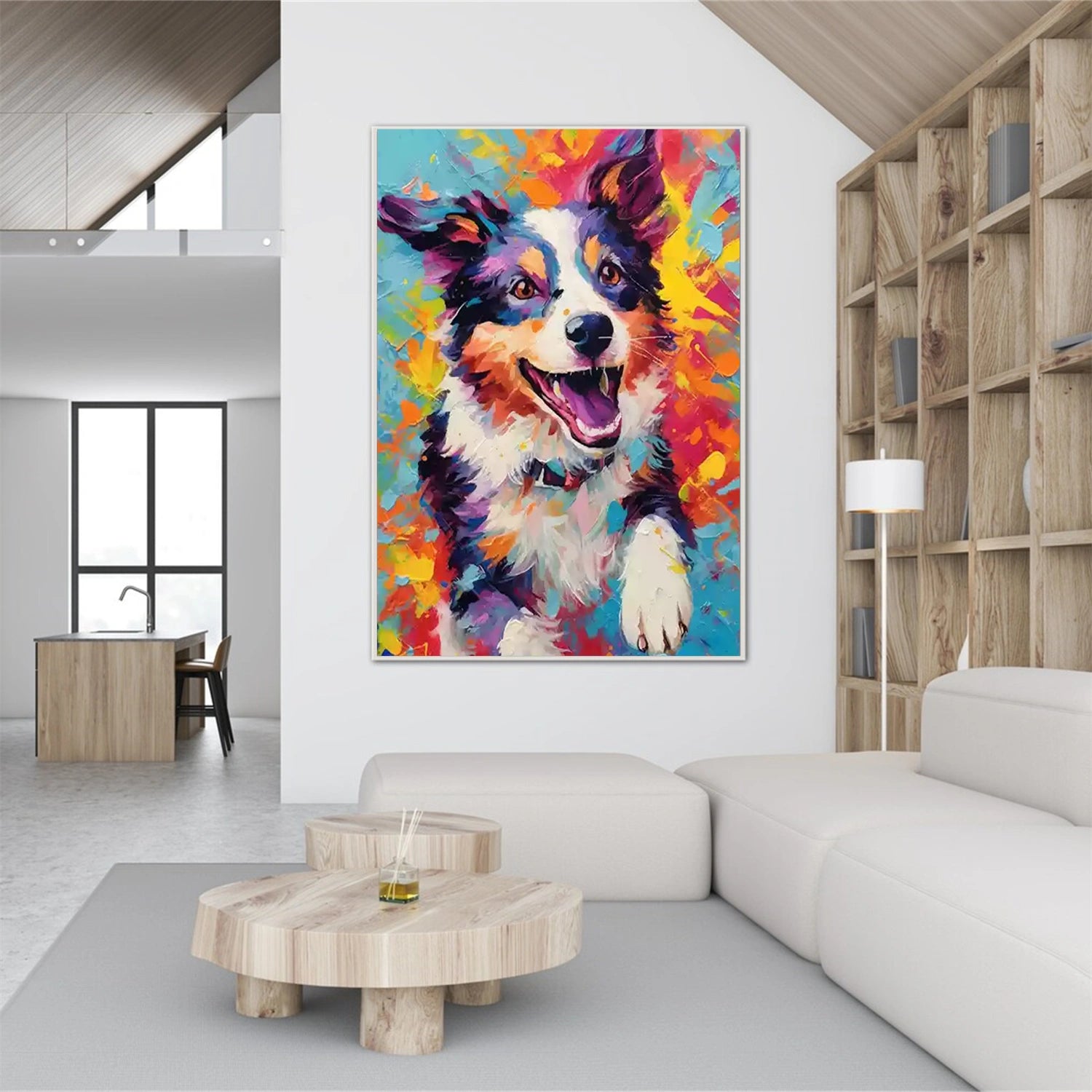 Animal Art Painting #AP153 - Handmade Canvas Wall Decor for Living Room, Bedroom & Office | Unique Wildlife Artwork for Home & Gifts
