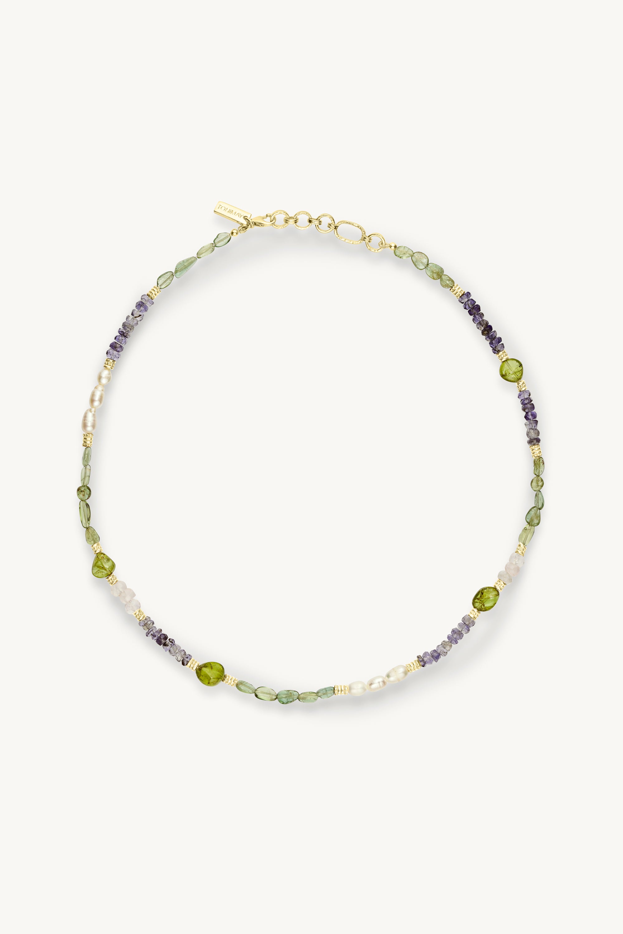 Wren Gold Beaded Necklace for Women - Elegant 14K Gold Plated Beaded Chain Jewelry - Perfect for Parties, Weddings & Everyday Wear