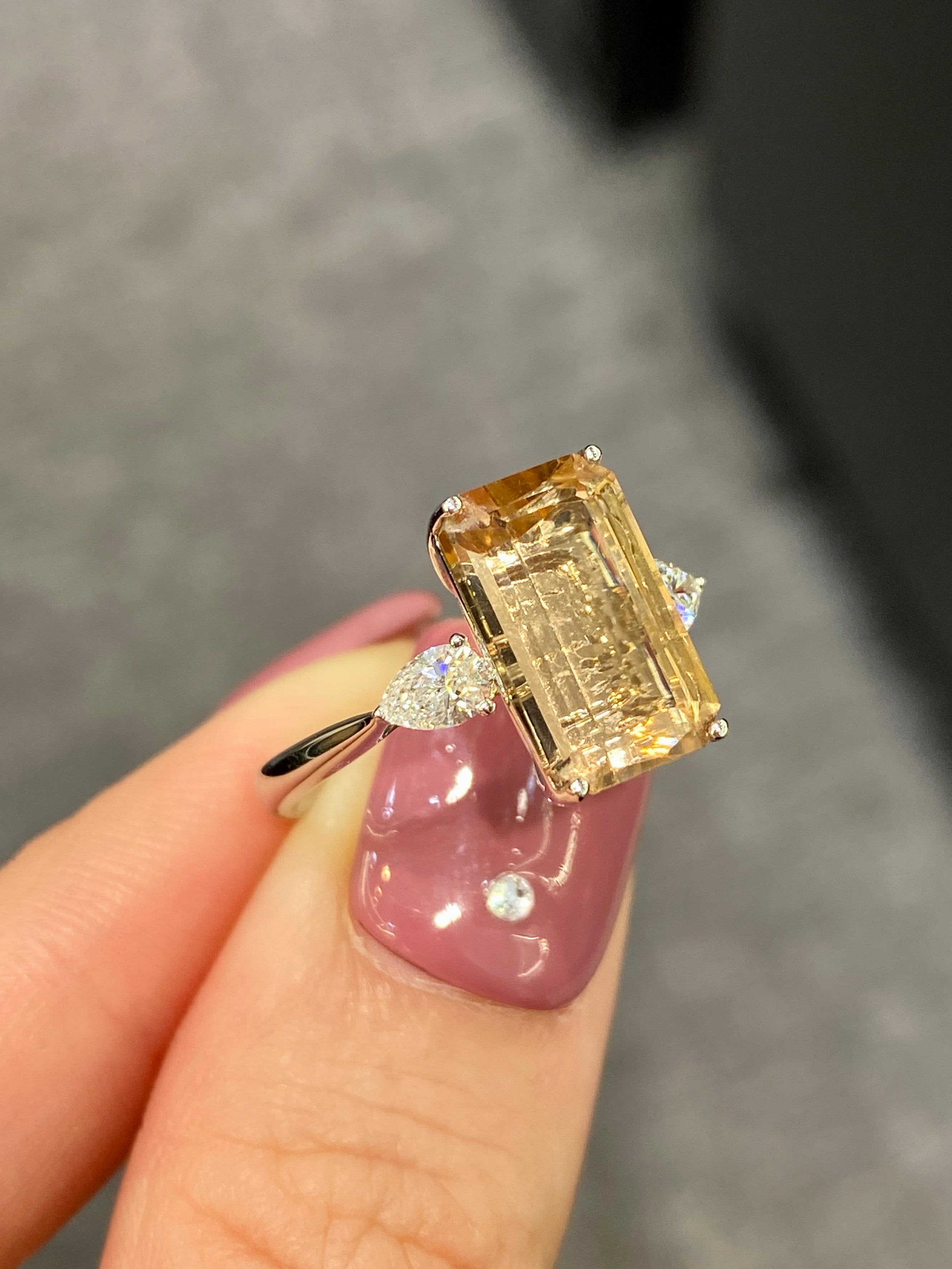 4.72ct Natural Tourmaline Ring for Women - Genuine Pink Gemstone Jewelry for Engagement, Wedding & Special Occasions