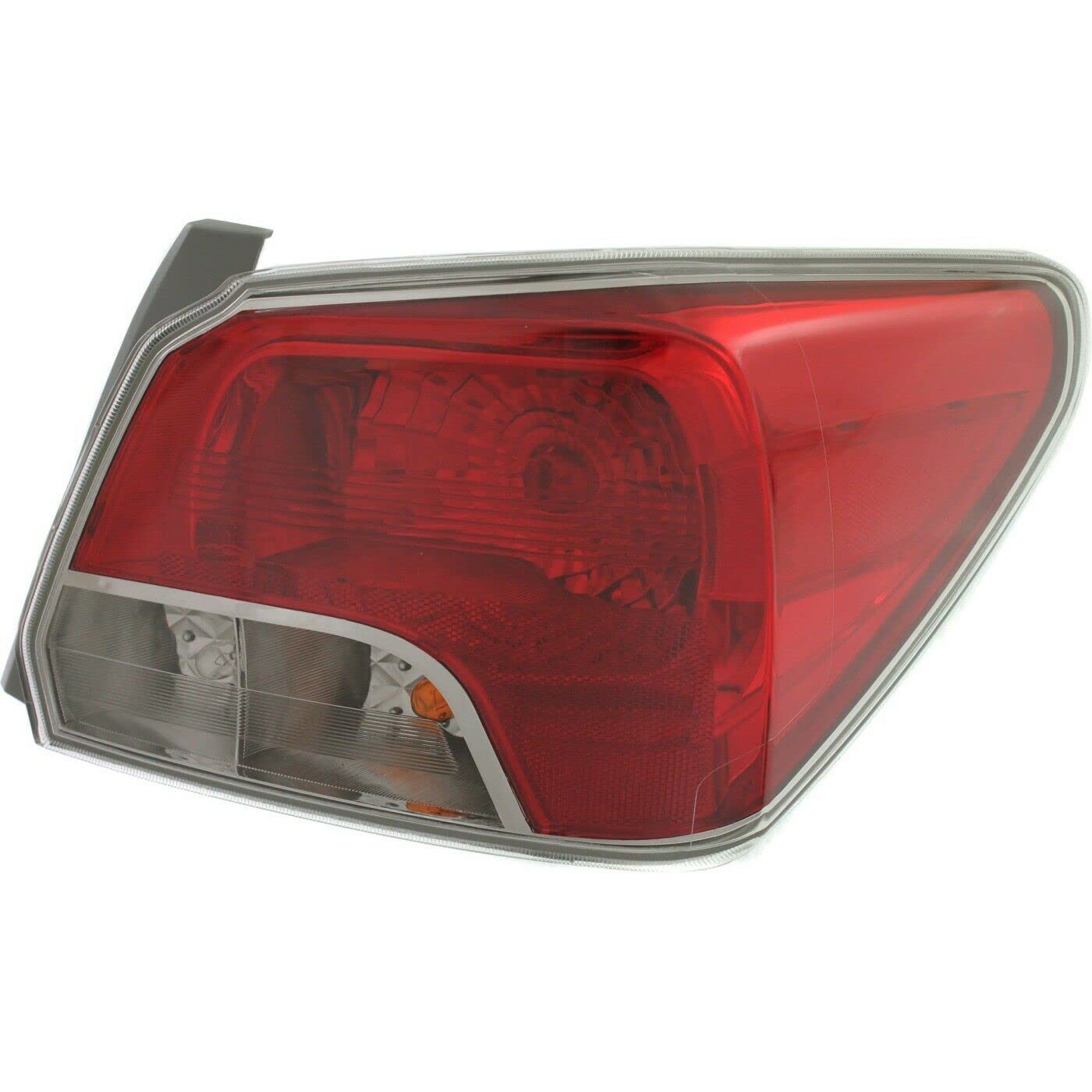 ZZXIA Clear/Red Lens Tail Light with Bulbs - Compatible with 14462042, 84912FJ020, 84912FJ181, SU2819103 - Perfect for Car Replacement & Night Driving Safety