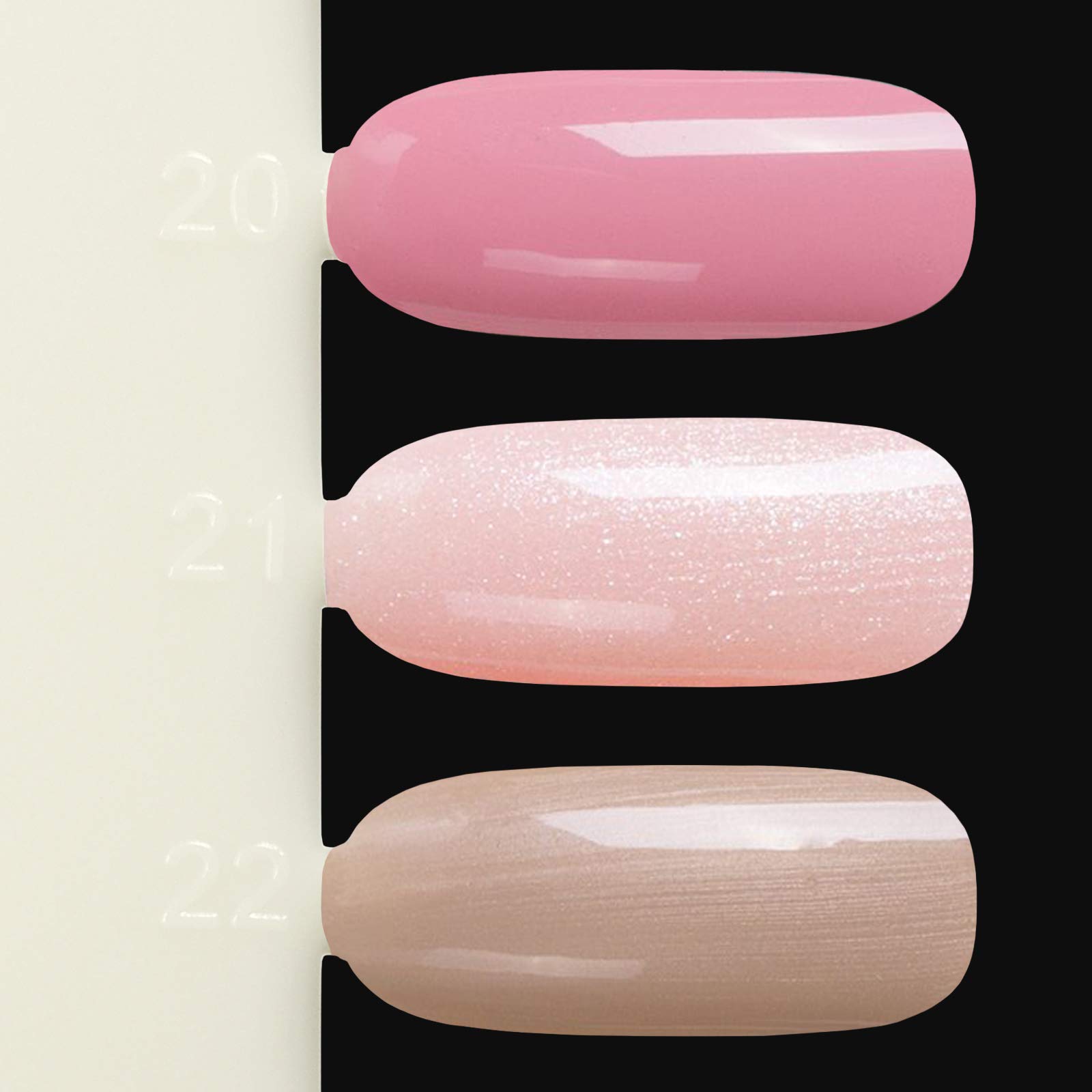 10 Pack Beauticom 36 Nail Tips Display Boards - Natural Nail Art Practice Palette for Swatching & Design Patterns - Perfect for Salon Professionals & DIY Nail Artists at Home