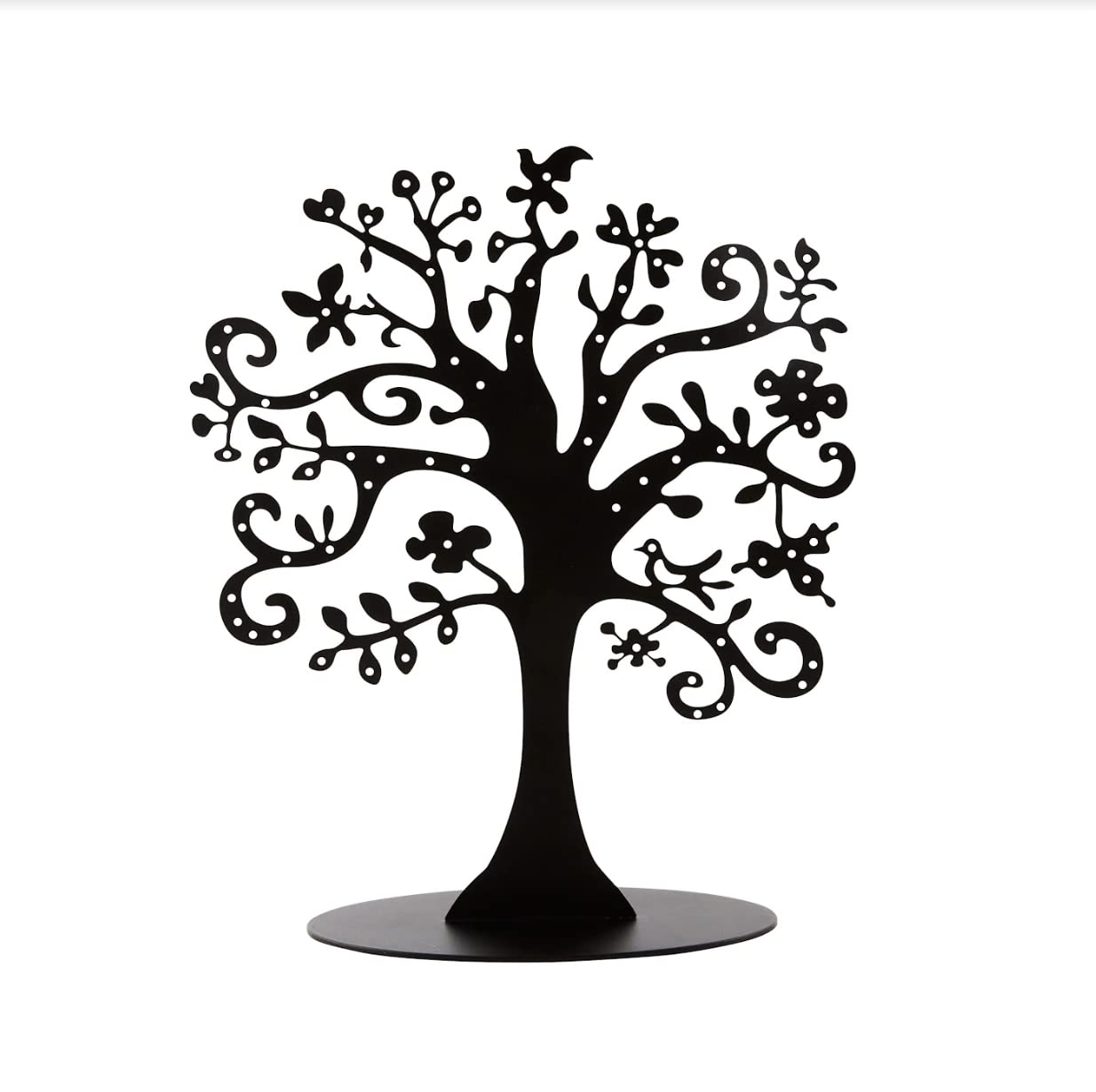 SoCal Jewelry Tree Organizer - Elegant Jewelry Stand for Earrings, Necklaces & Bracelets | Perfect for Bedroom, Bathroom & Travel Jewelry Display & Storage